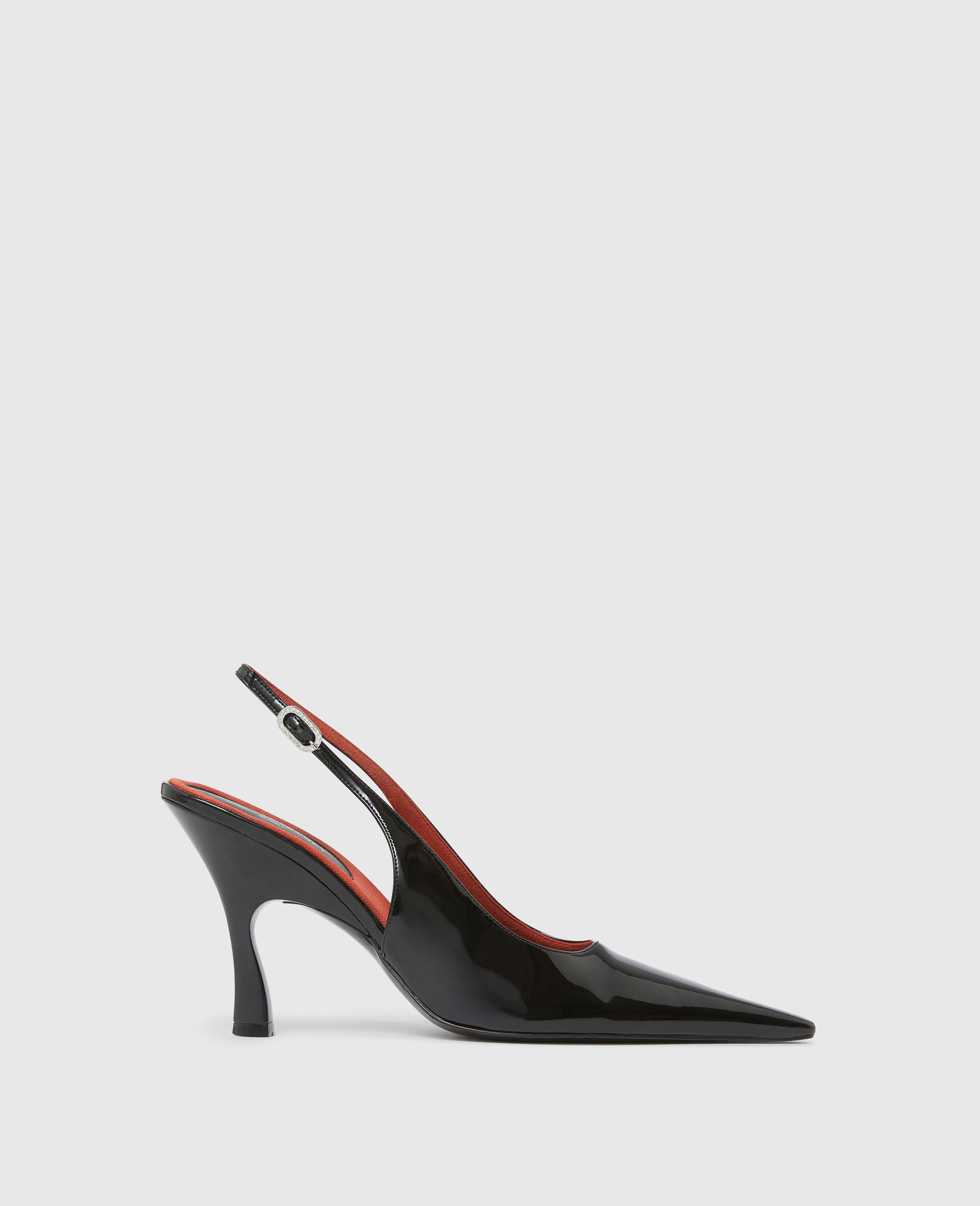Elsa Pointed Toe Slingbacks-Red-large image number 0