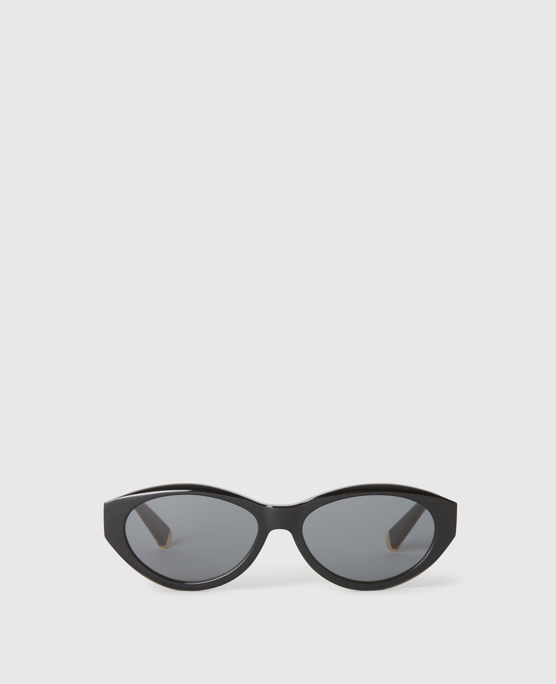 Logo Oval Sunglasses-Black-medium