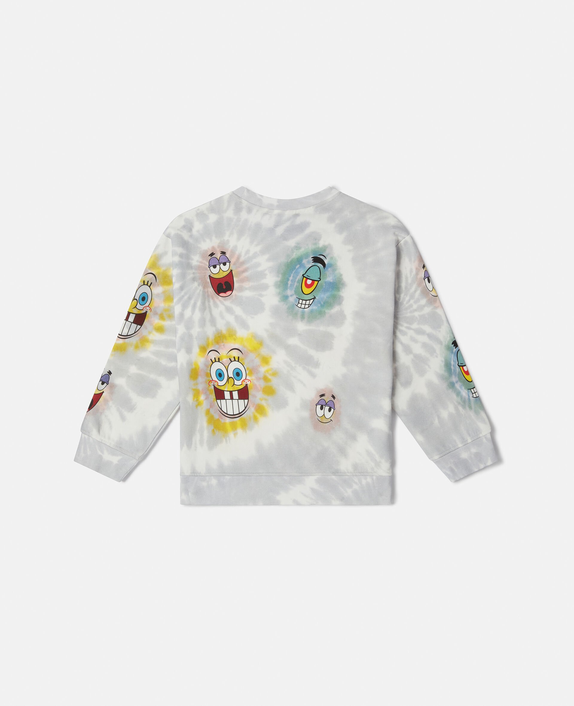 SpongeBob Graphic Tie-Dye Sweatshirt-Grey-large SpongeBob Graphic Tie-Dye Sweatshirt-Grey-large image number 2