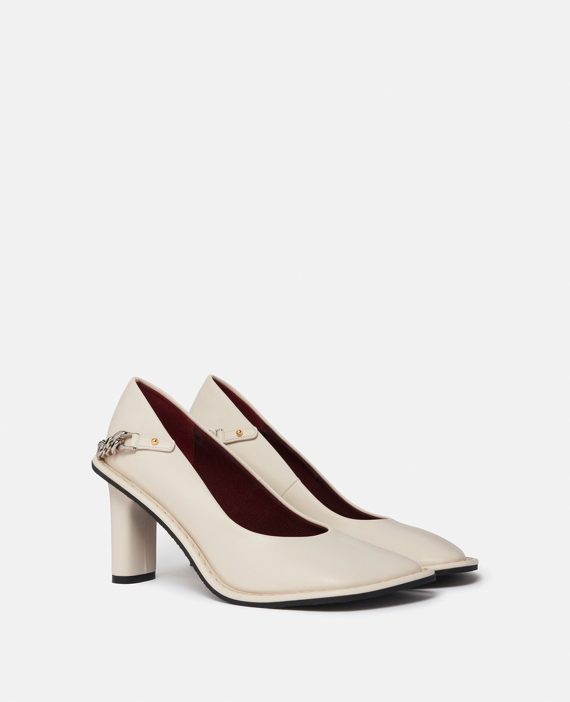 Ryder Falabella Chain Heels-White-large image number 2