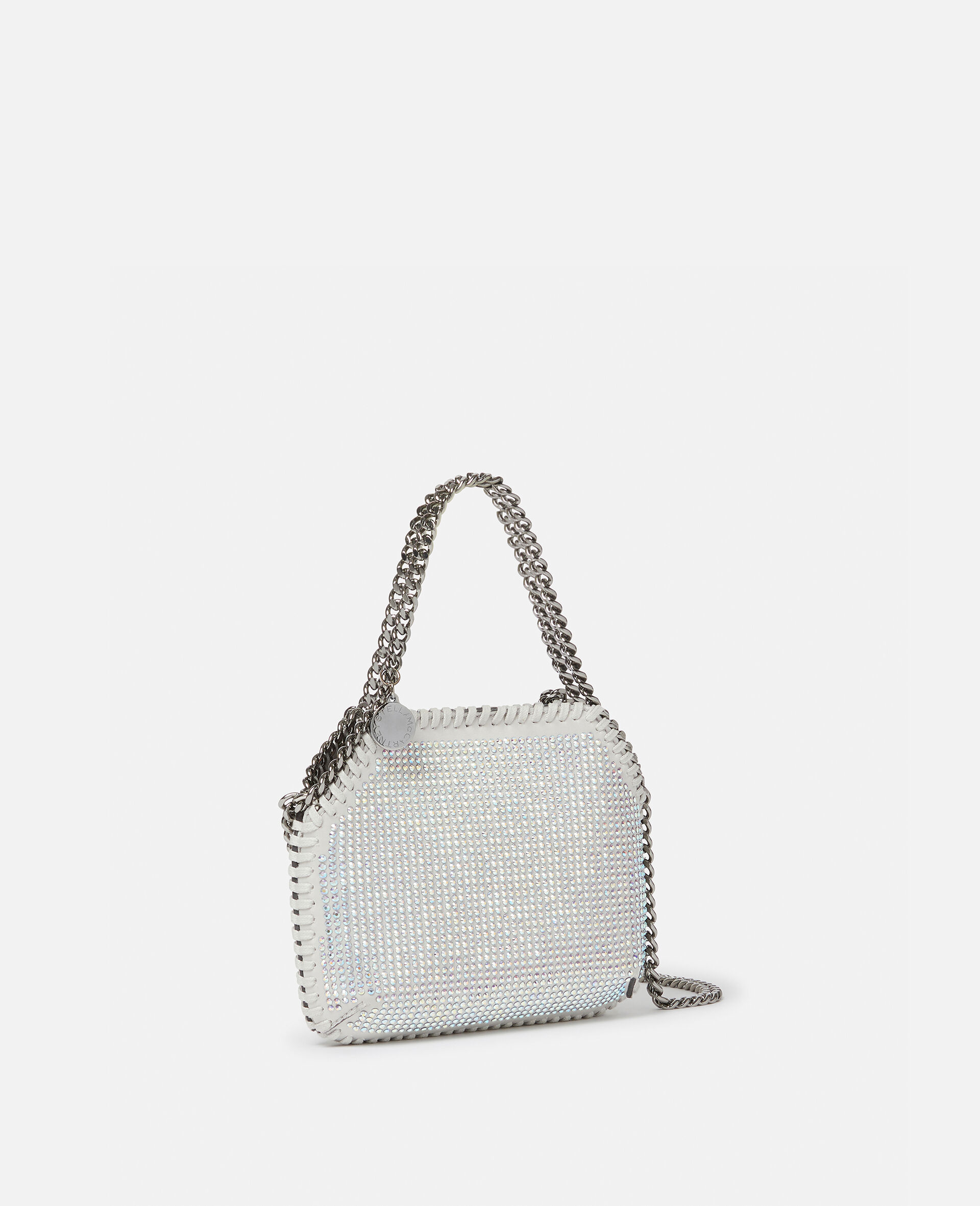 Mini Falabella Shoulder Bag -Grey-large image number 1