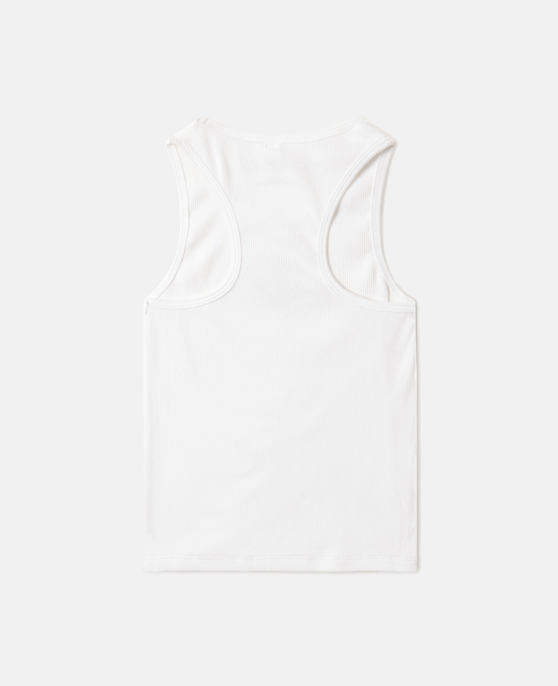 S-Wave Logo Tank Top-White-large image number 2