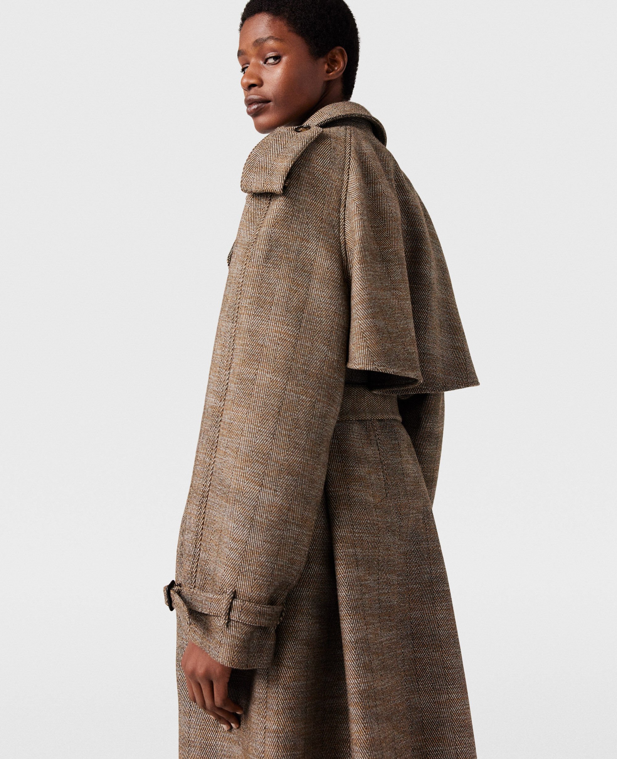 Check trench coat womens discount