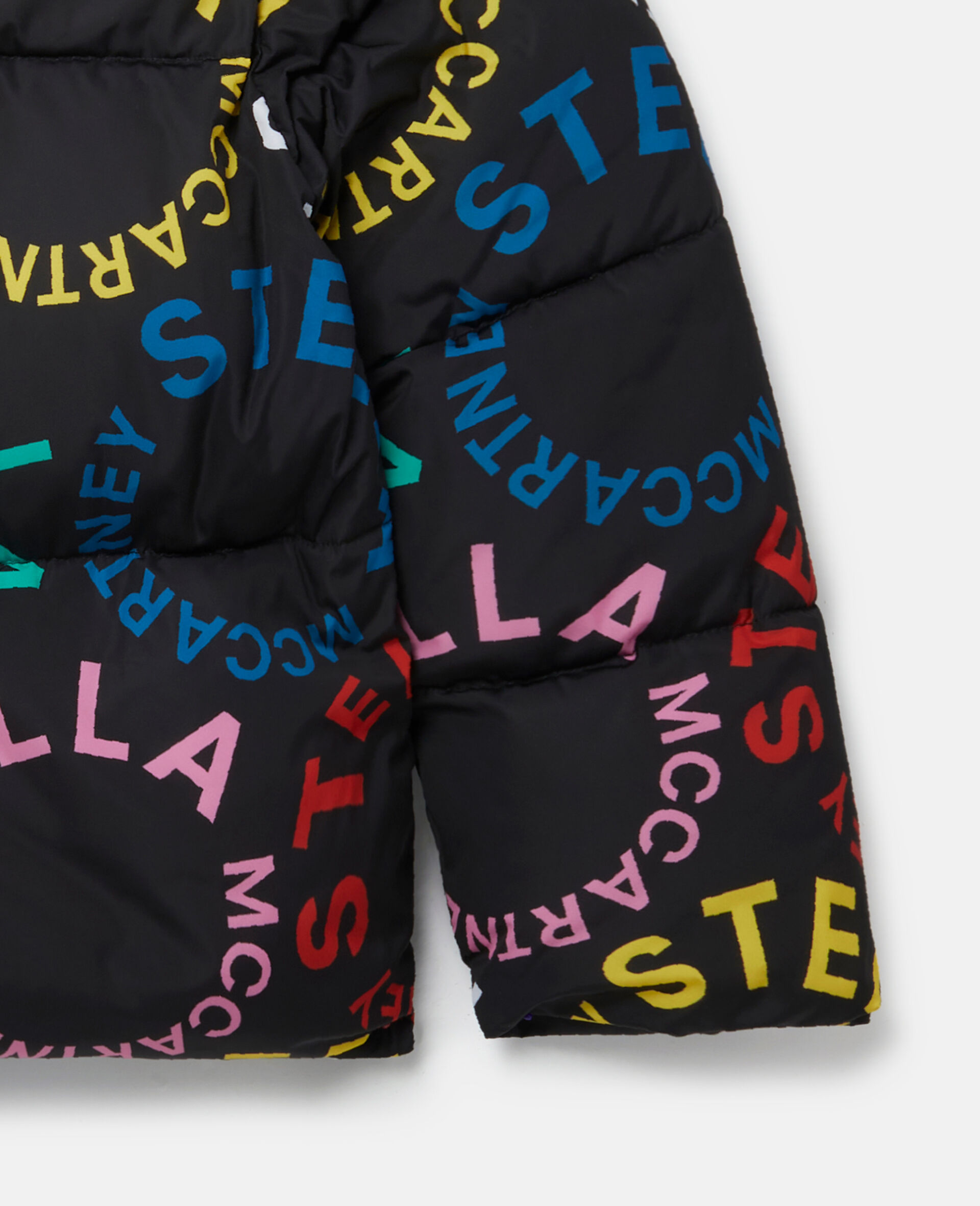 Circular Logo Hooded Jacket-Multicolour-large image number 3