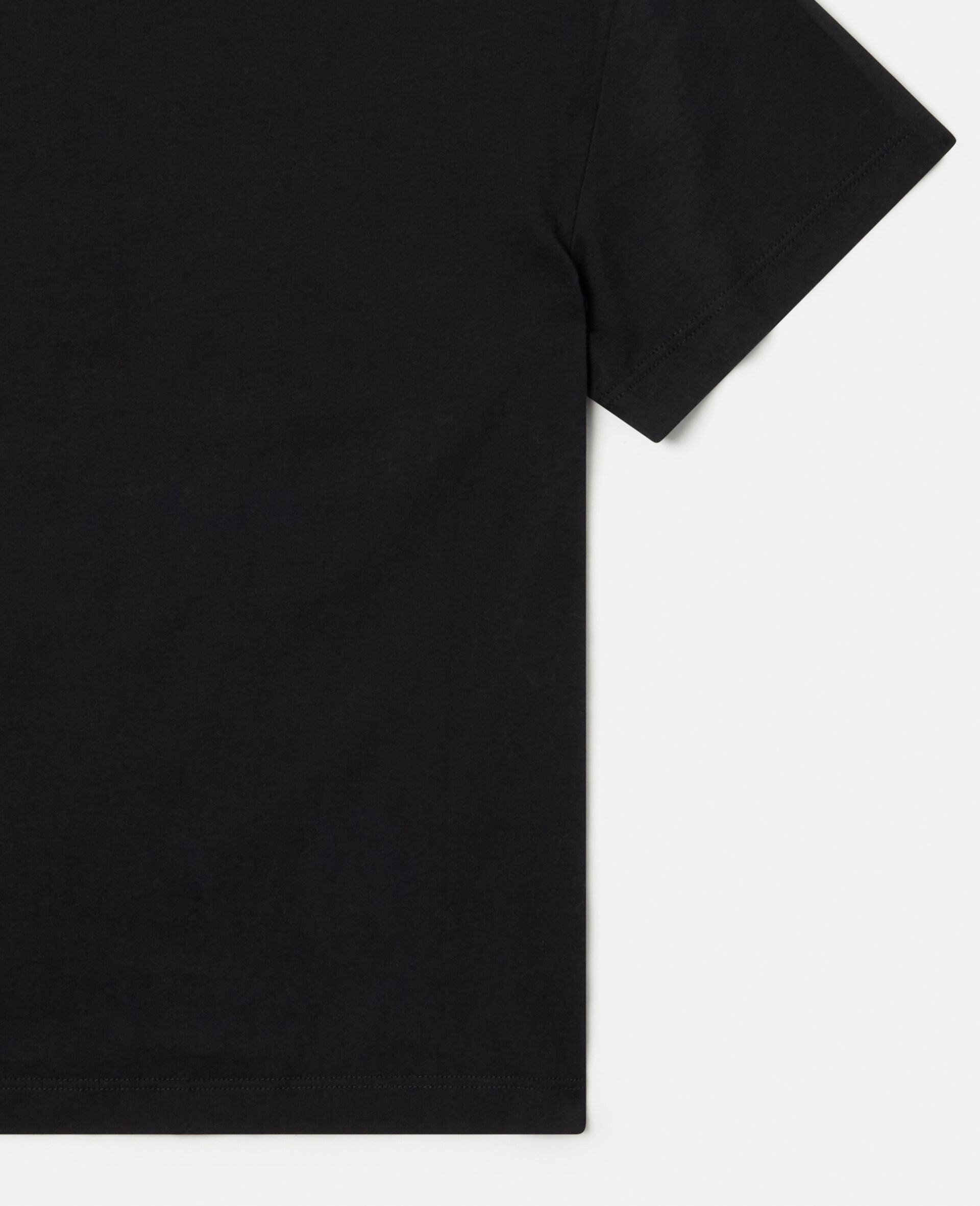 Stella Logo Active Oversized T-Shirt-Black-large image number 3