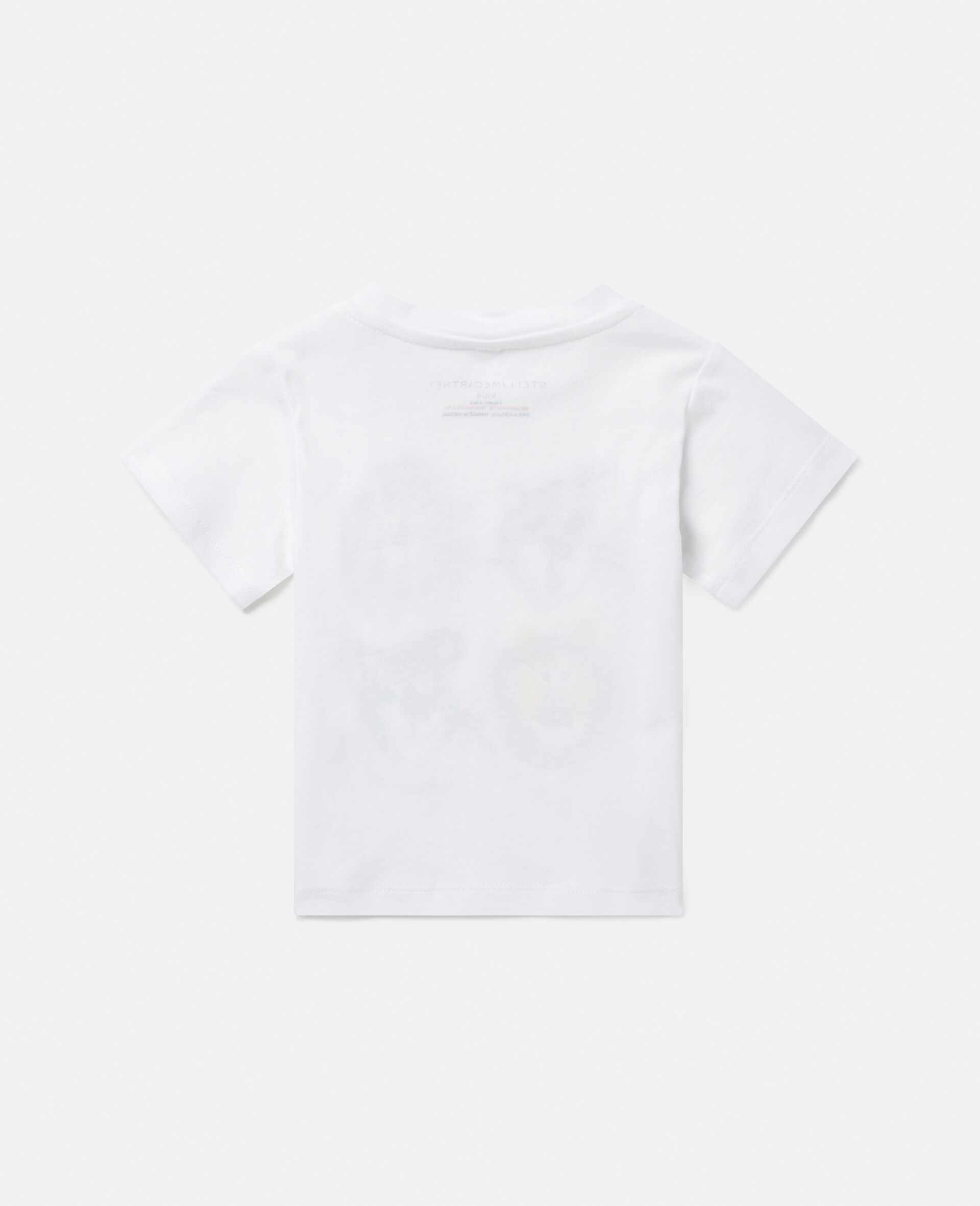 Lion Family Print T-Shirt-White-large image number 2