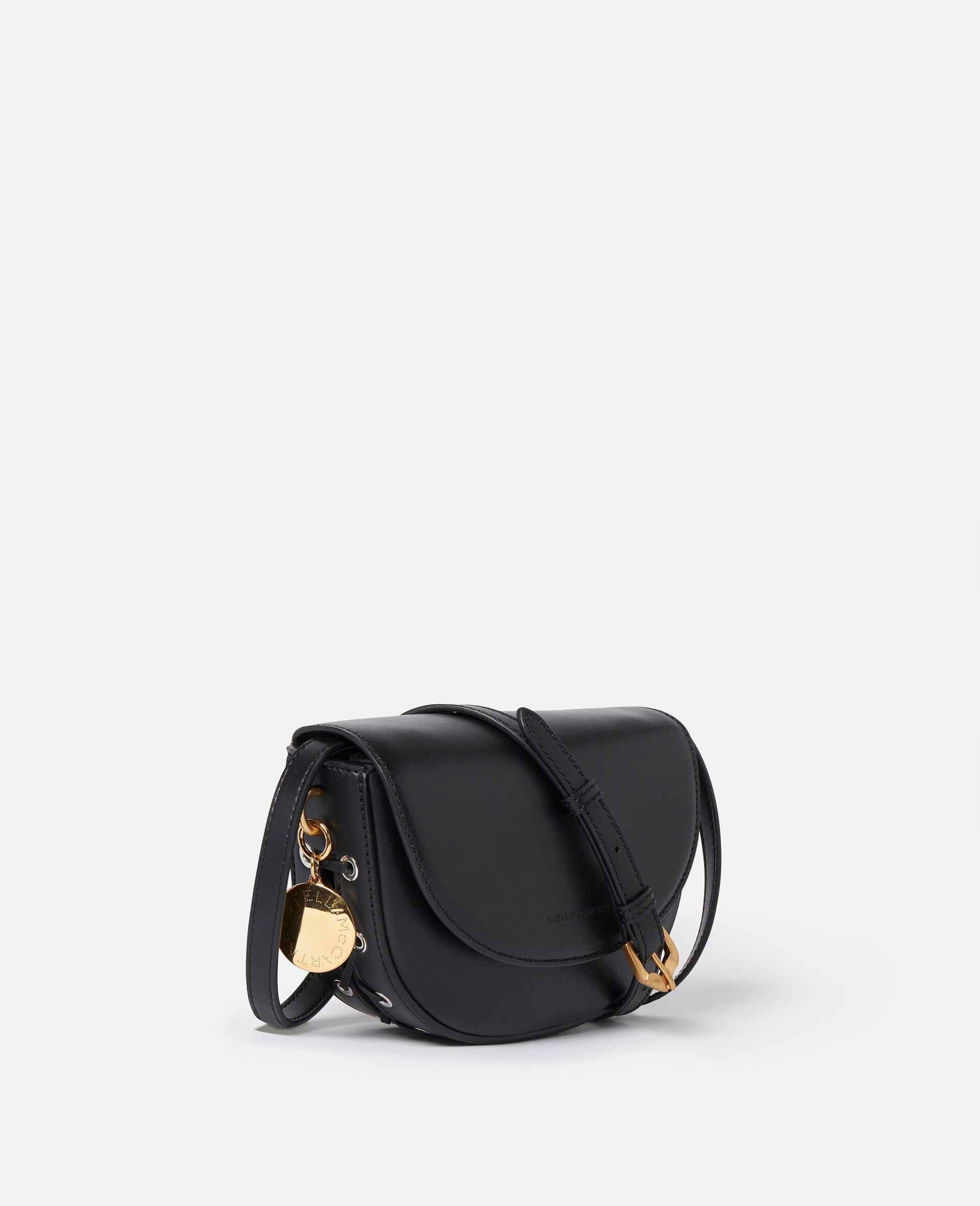 Frayme Whipstitch Small Shoulder Bag-Black-large image number 2