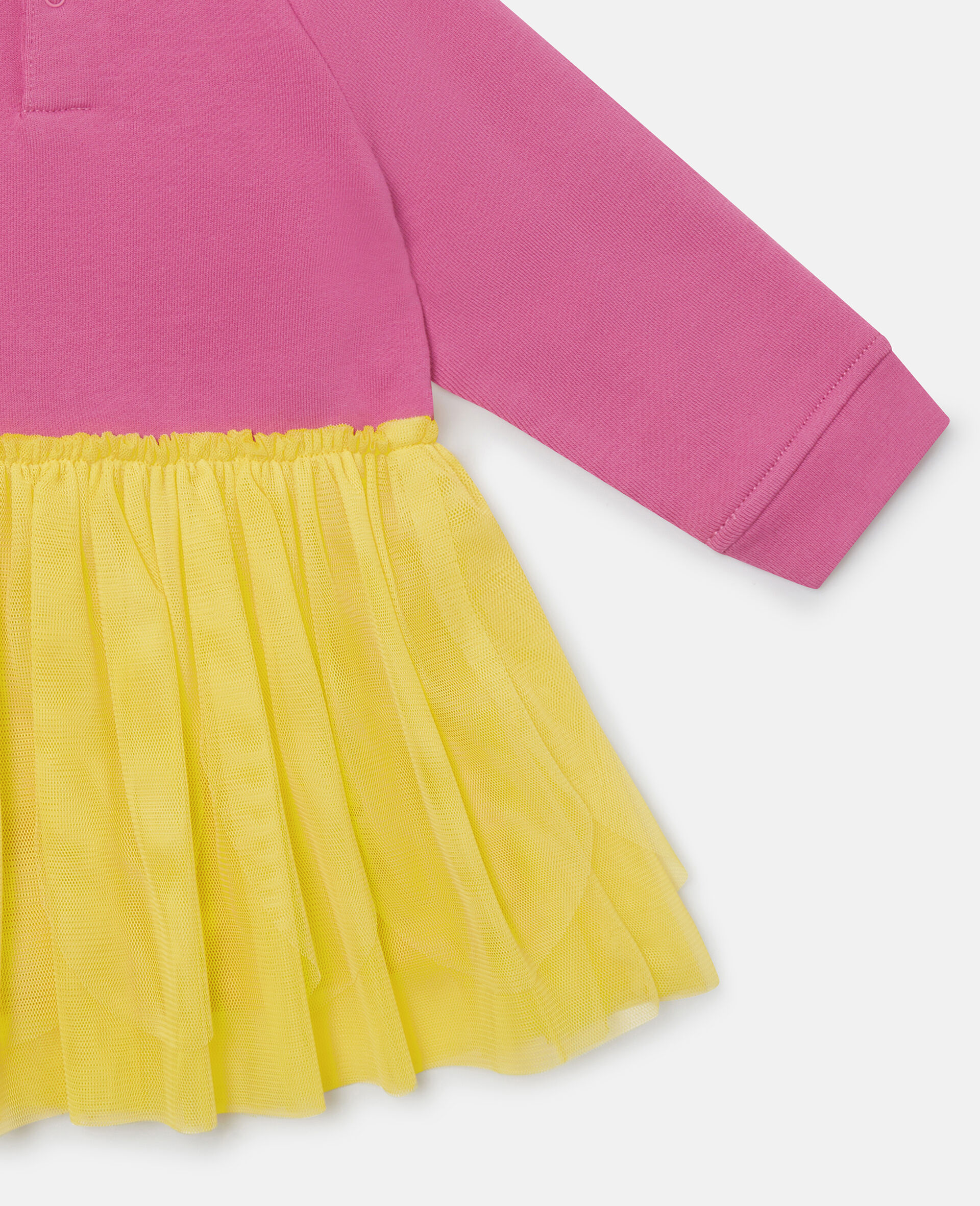 Jelly Graphic Tulle Dress-Pink-large image number 3