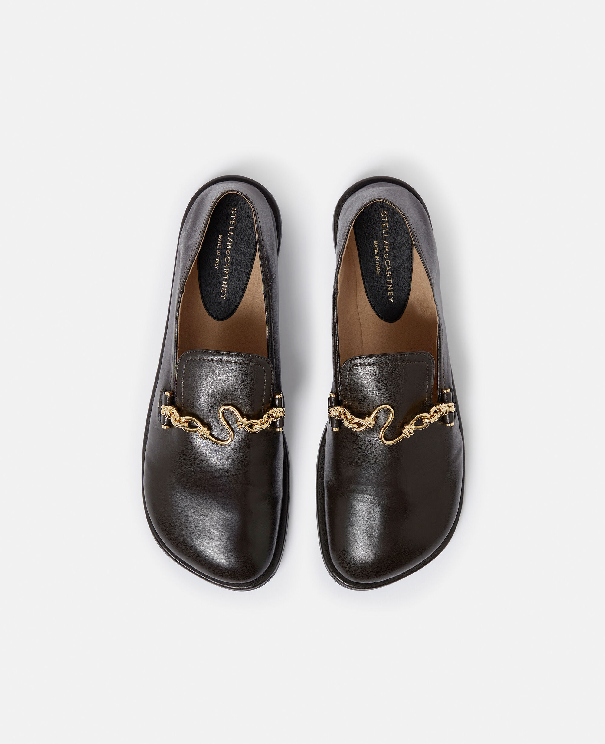 Women Coffee brown Ryder Collapsible Loafers | Stella McCartney US Women Coffee brown Ryder Collapsible Loafers | Stella McCartney US
