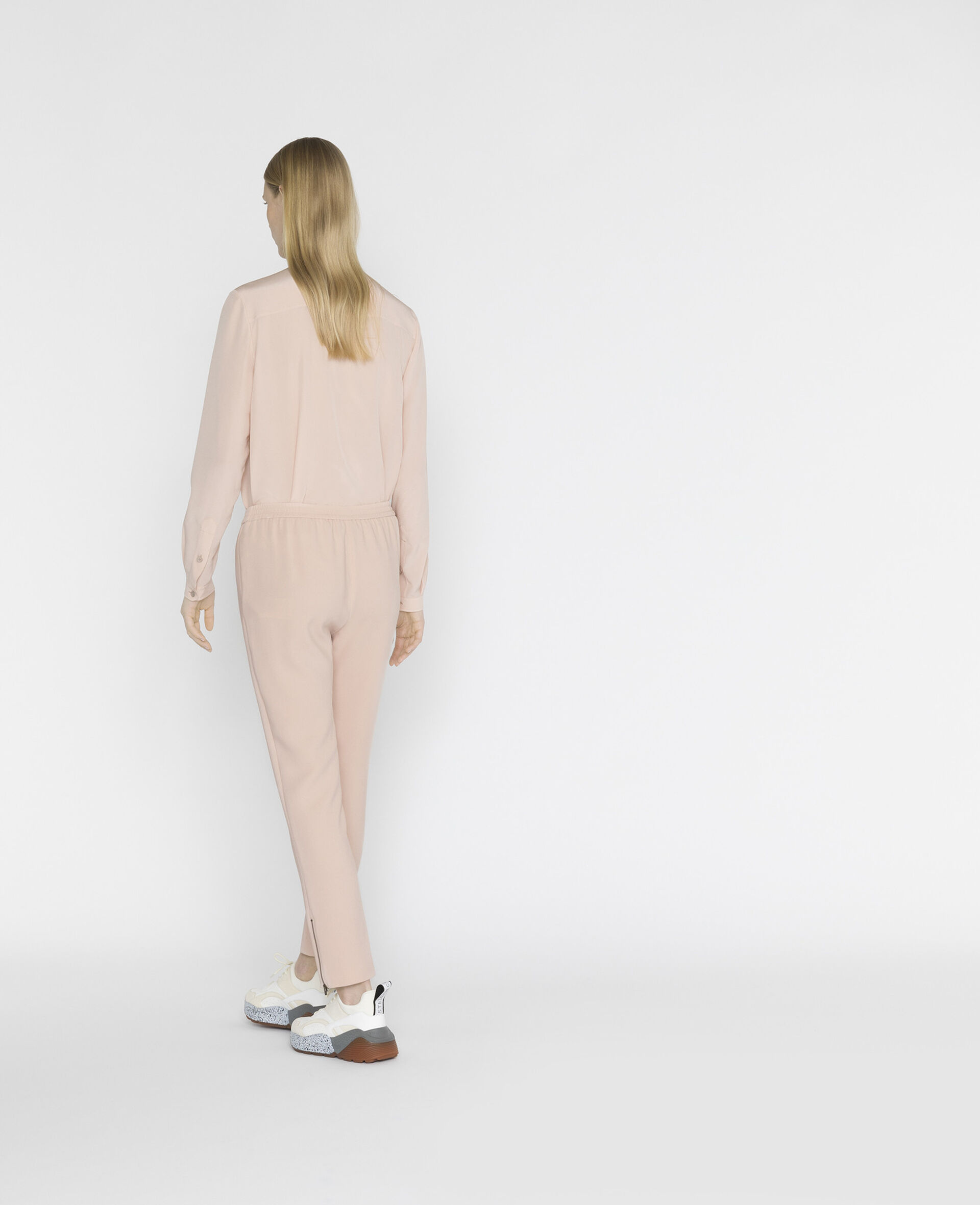 Eva 真丝衬衫-蓝色-large image number 2