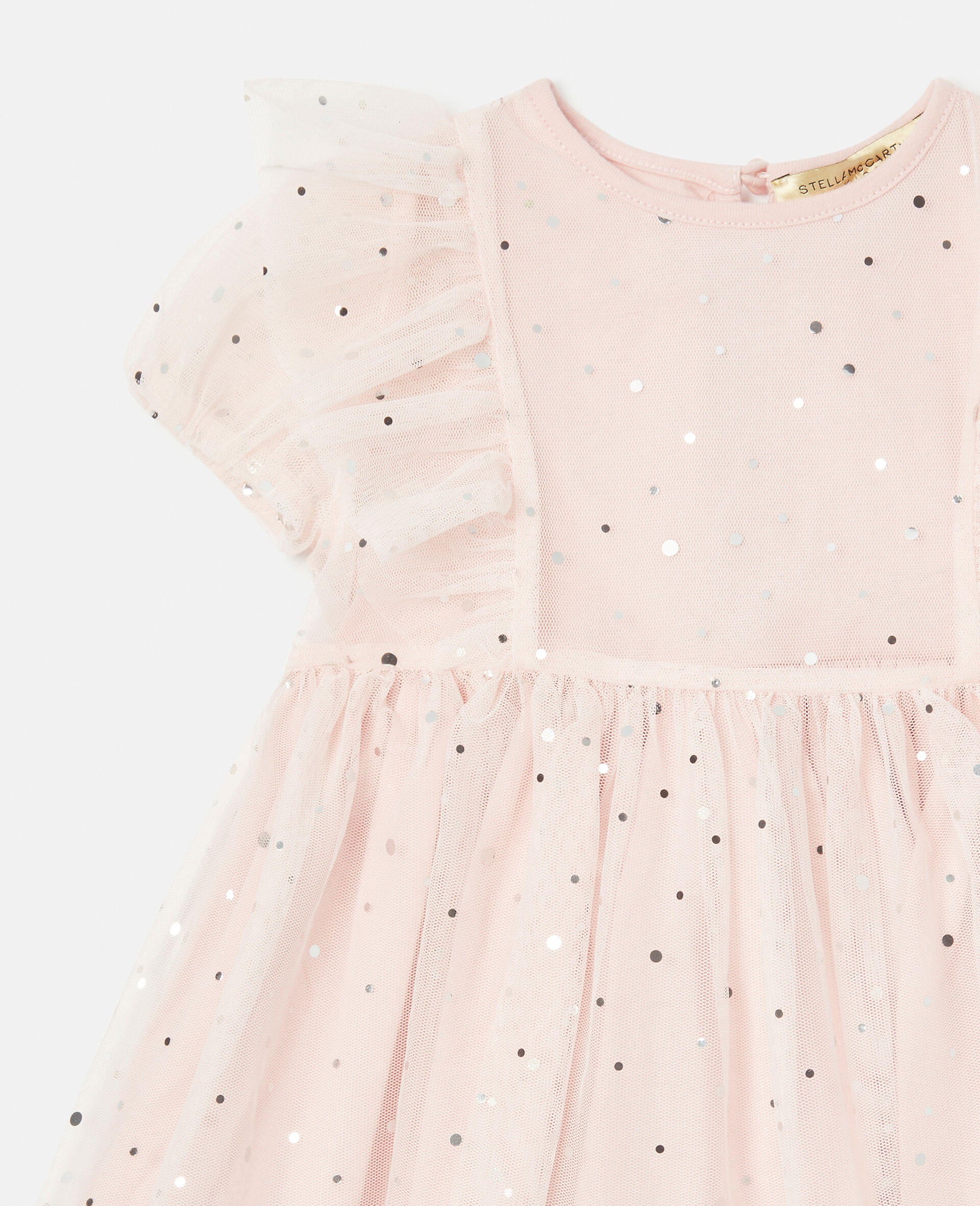 Crystal Dégradé Tulle Dress-Pink-large image number 1