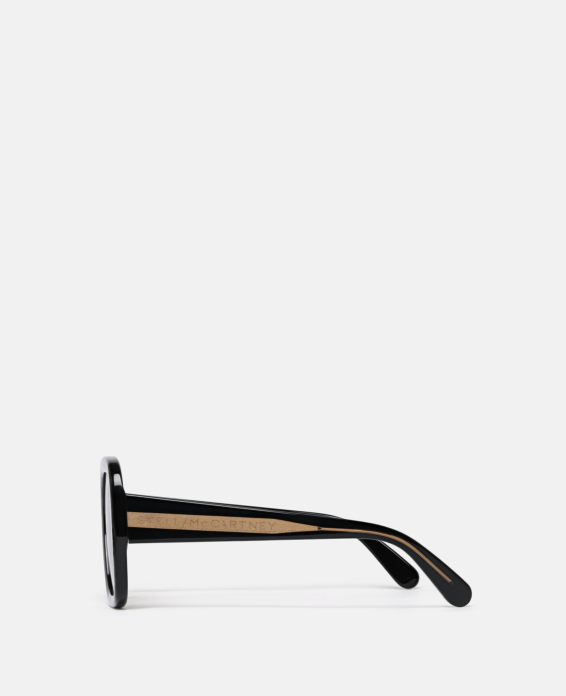 Oversized Square Sunglasses-Black-large image number 1
