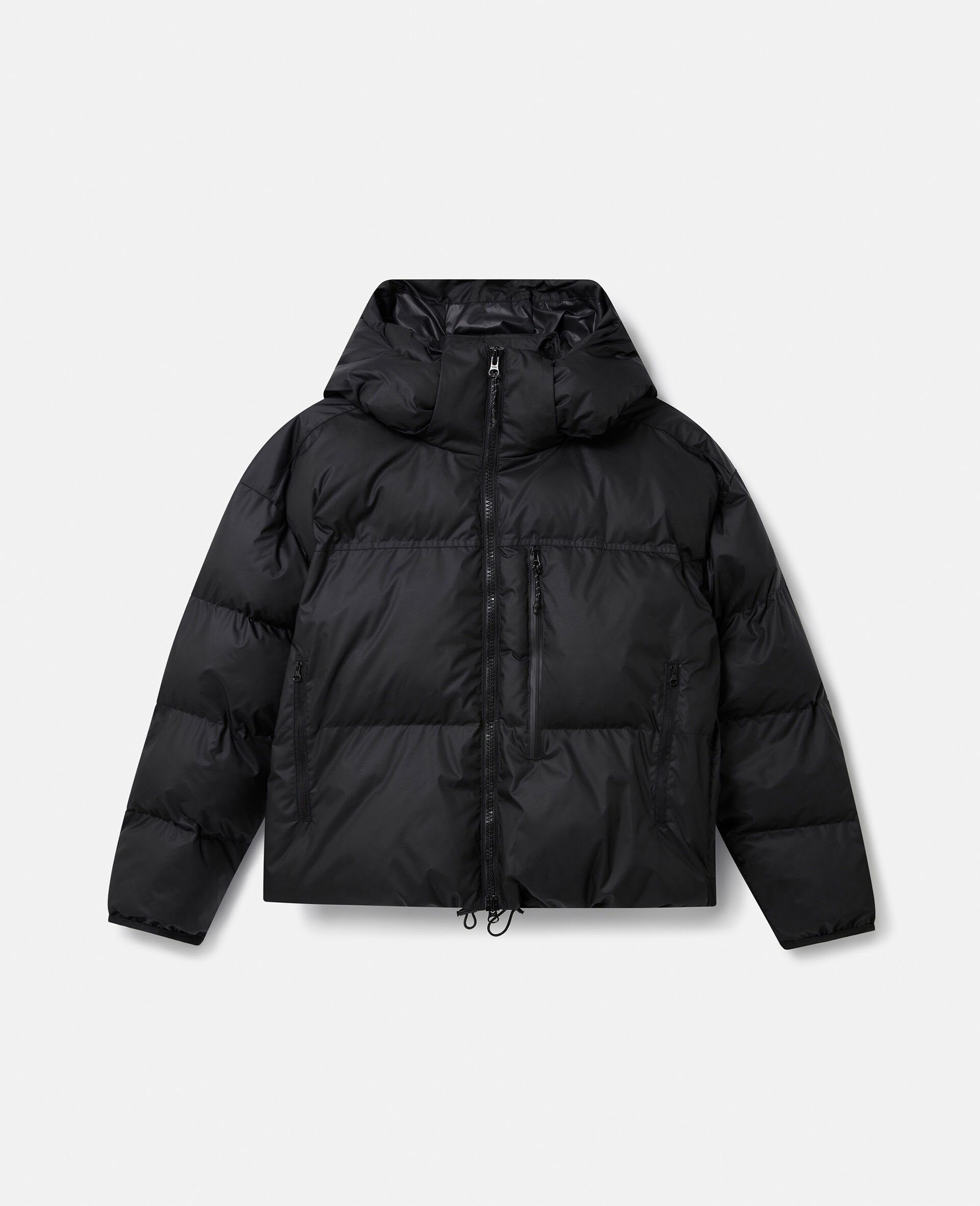 TrueNature Short Padded Coat-Black-large image number 0