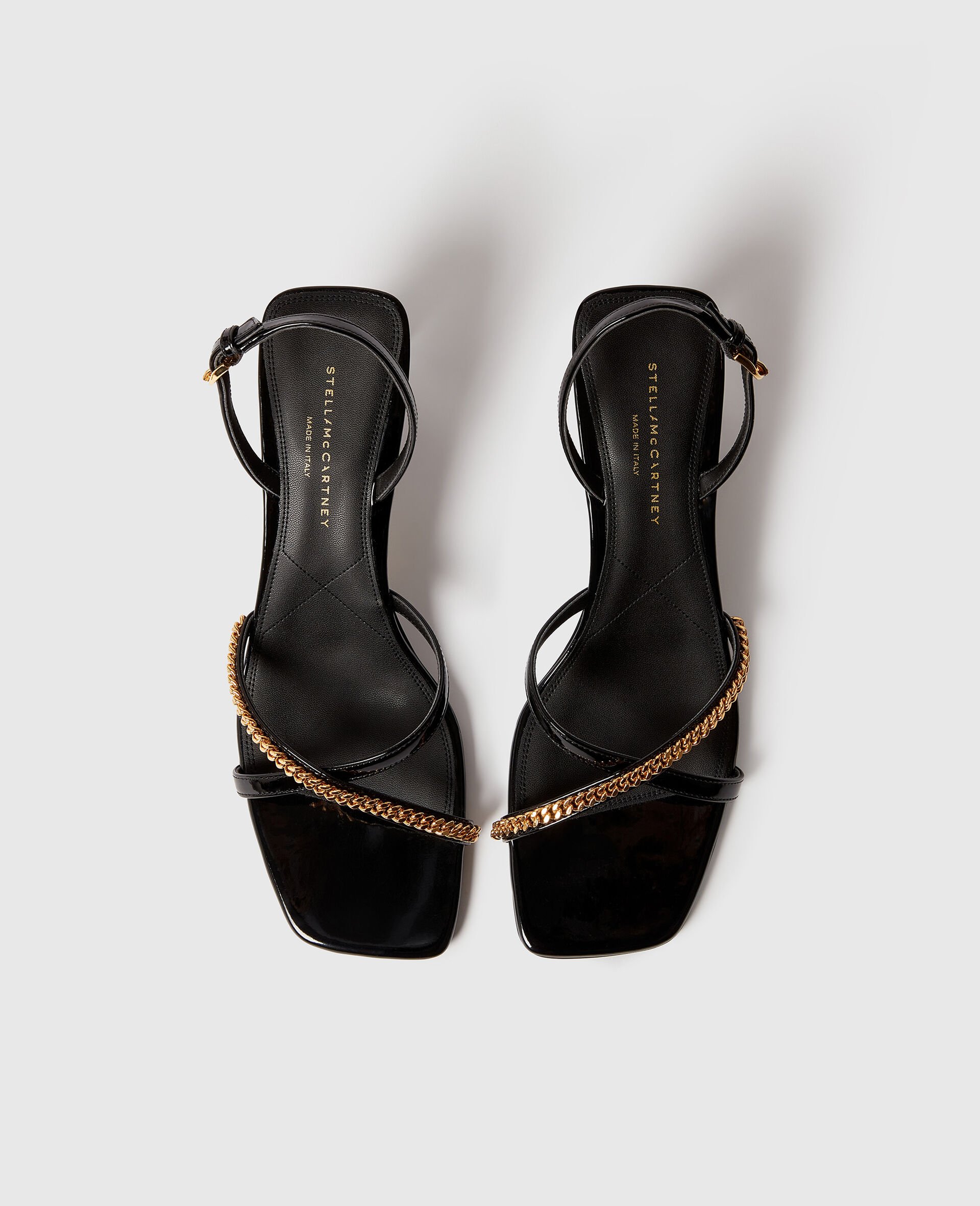 Elsa Patent Kitten Heels-Noir-large image number 3