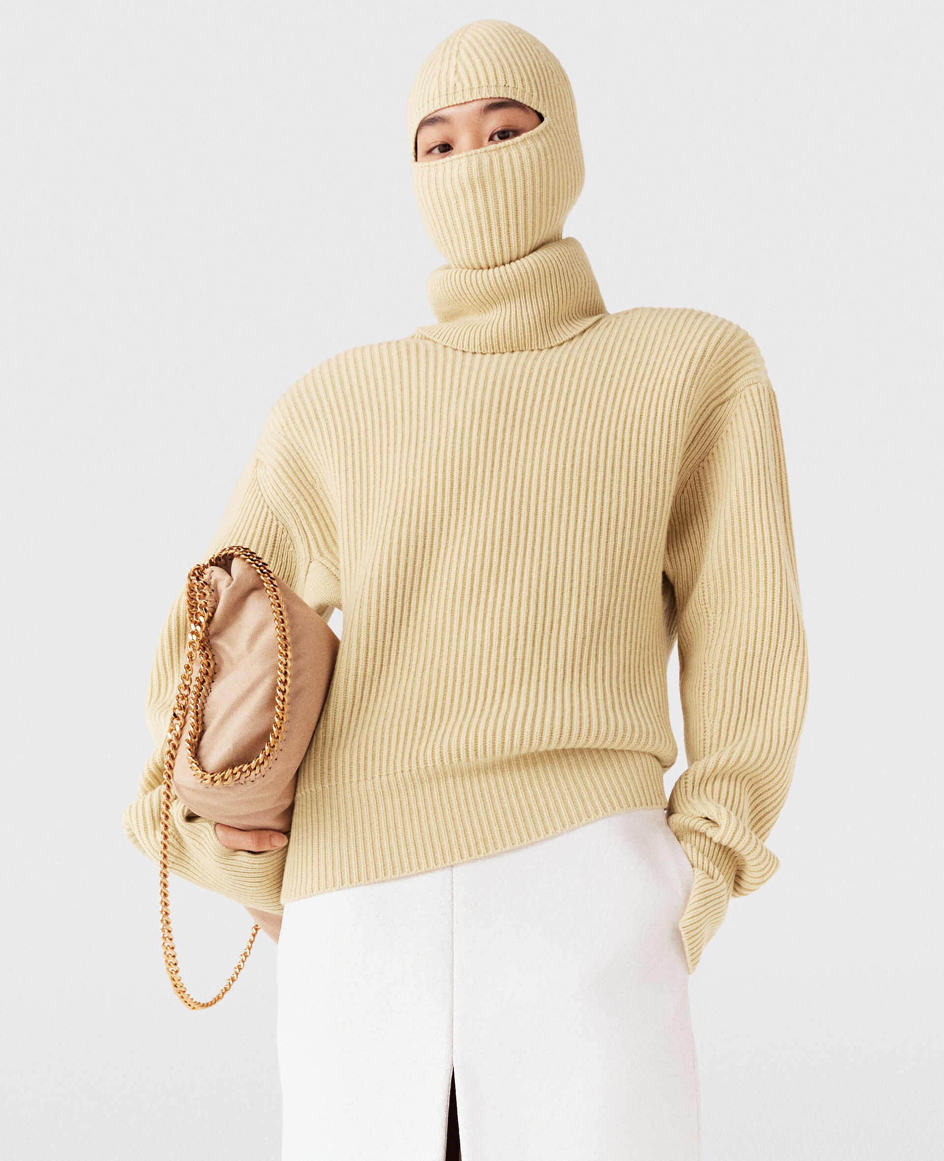 Long-Sleeve Turtleneck Jumper-Brown-model Long-Sleeve Turtleneck Jumper-Brown-model