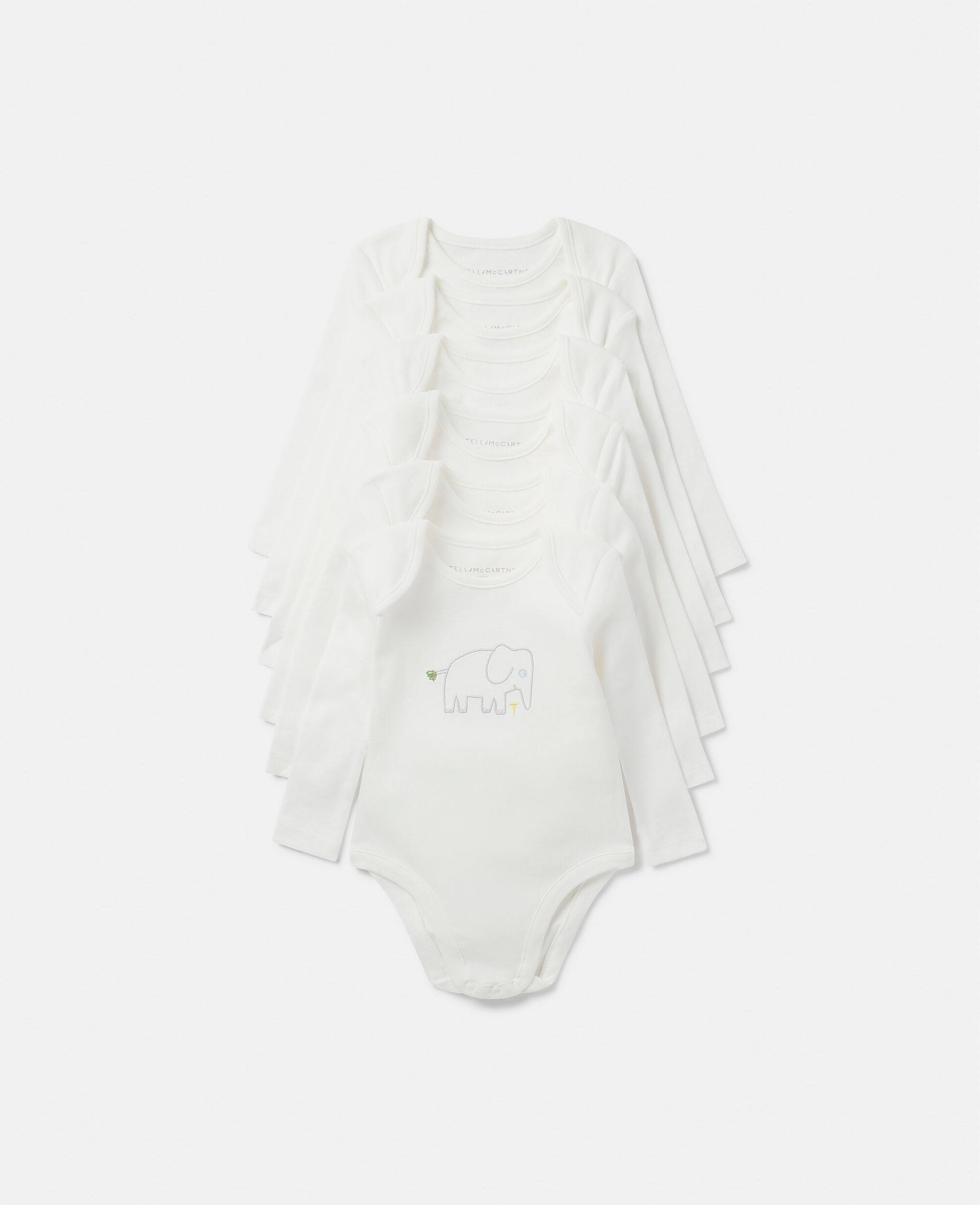 アニマルプリント曜日ボディスーツ 7 パック アニマルプリント曜日ボディスーツ 7 パック Women ホワイト