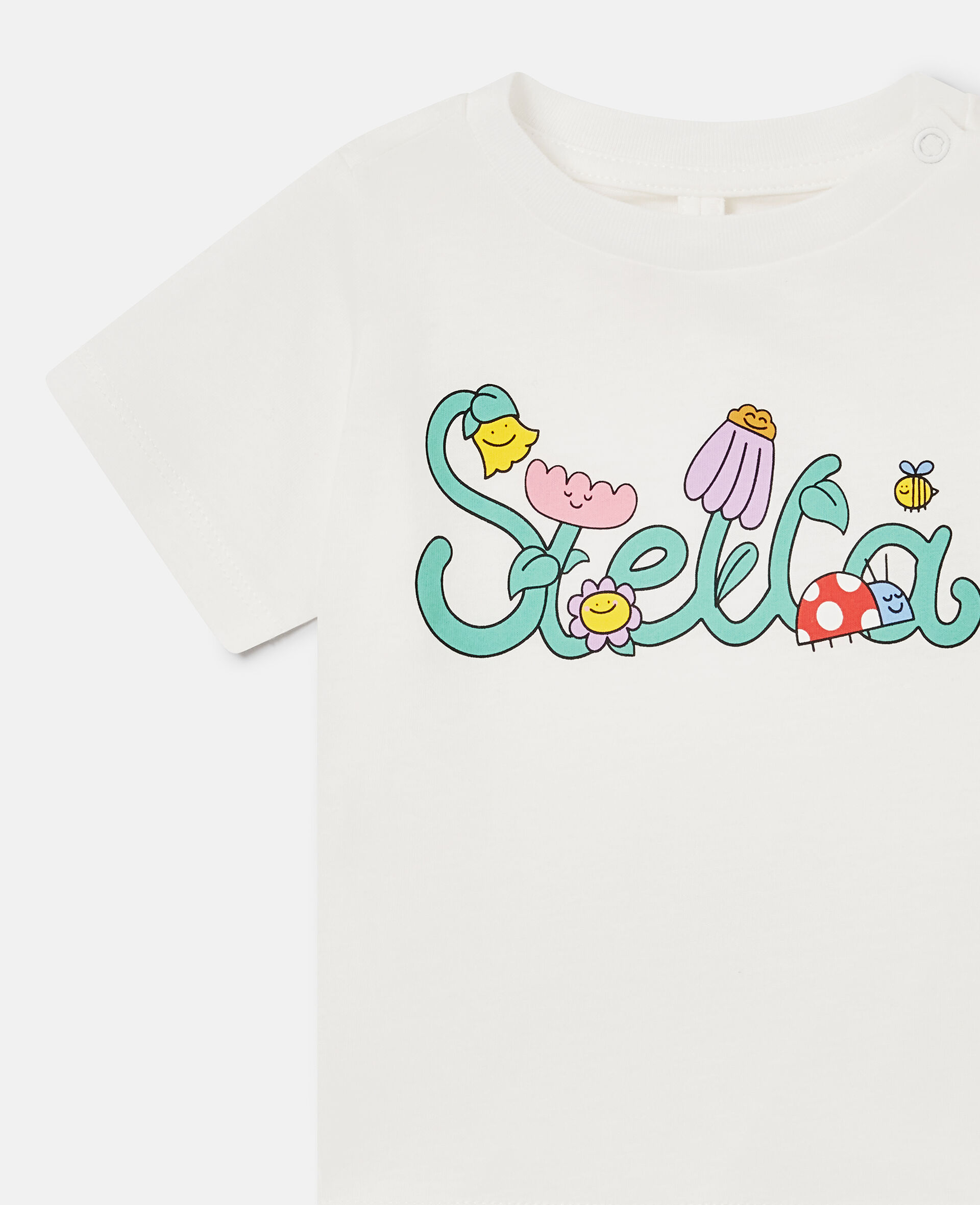 ステラヴァイン グラフィック Tシャツ-Cream-medium