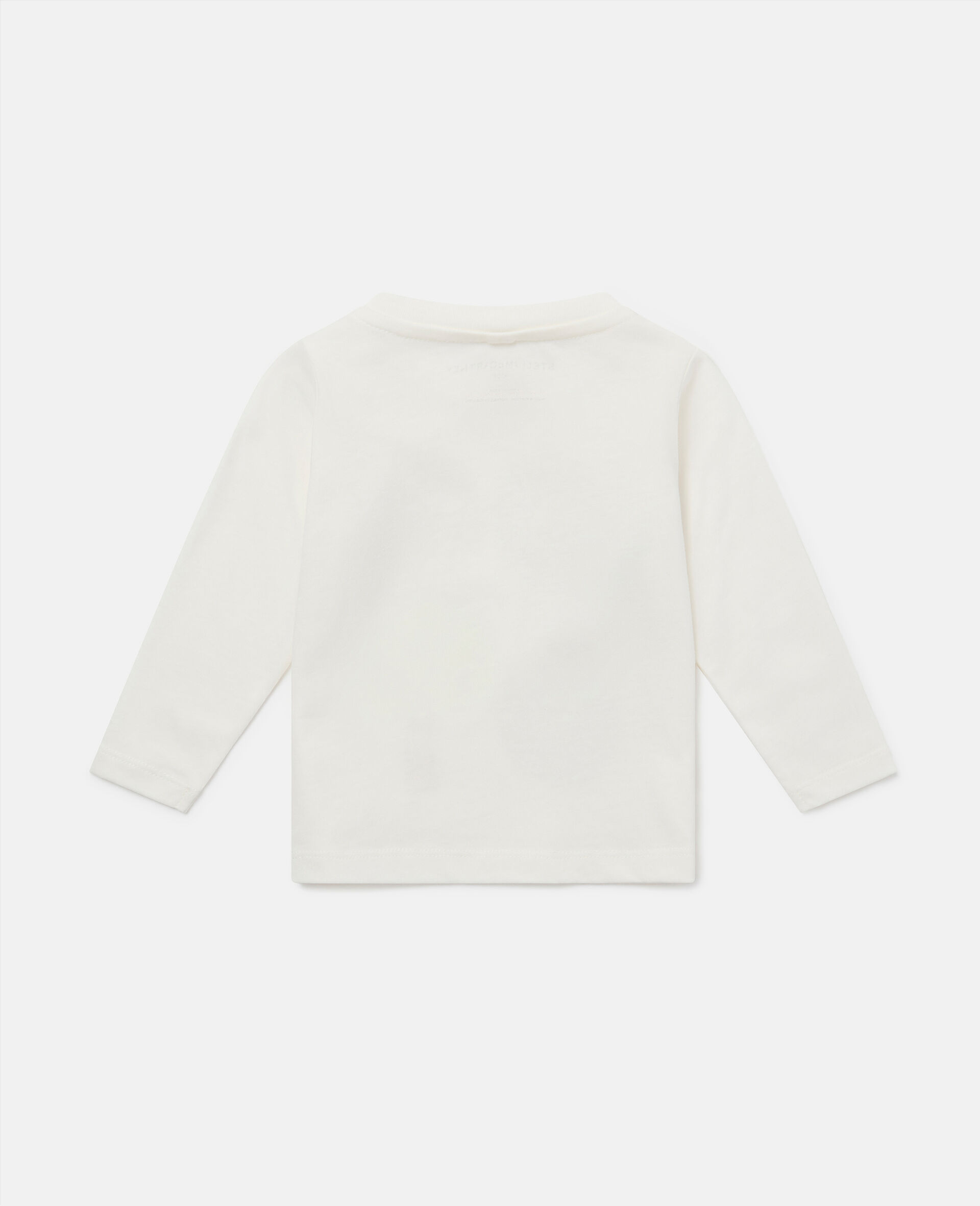 Monster Face Print Long Sleeve T-Shirt-Red-large image number 2