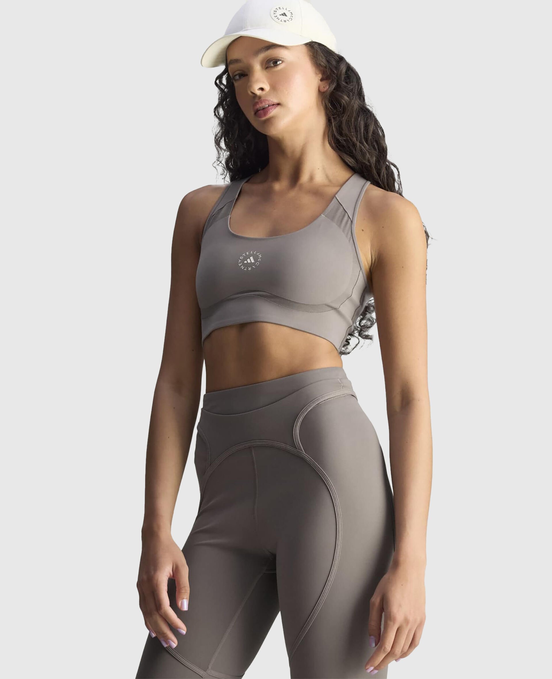 TruePurpose Power Impact Training Bra-Grey-model