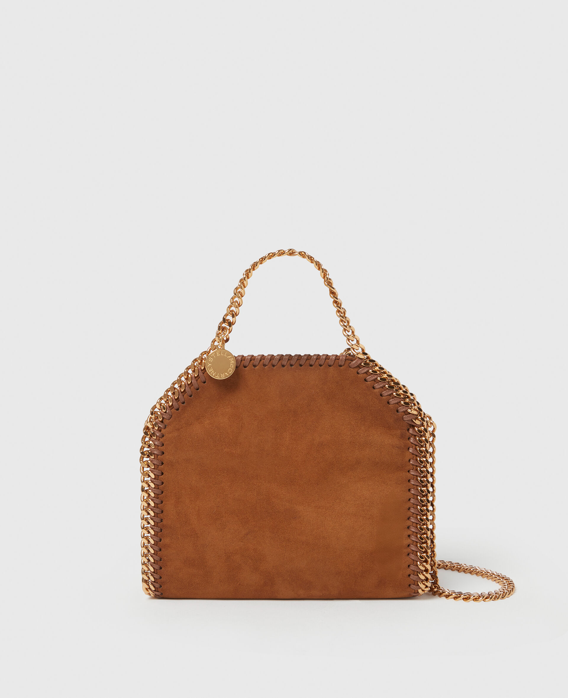 Borsa Tote Micro Falabella-Marrone-large image number 0