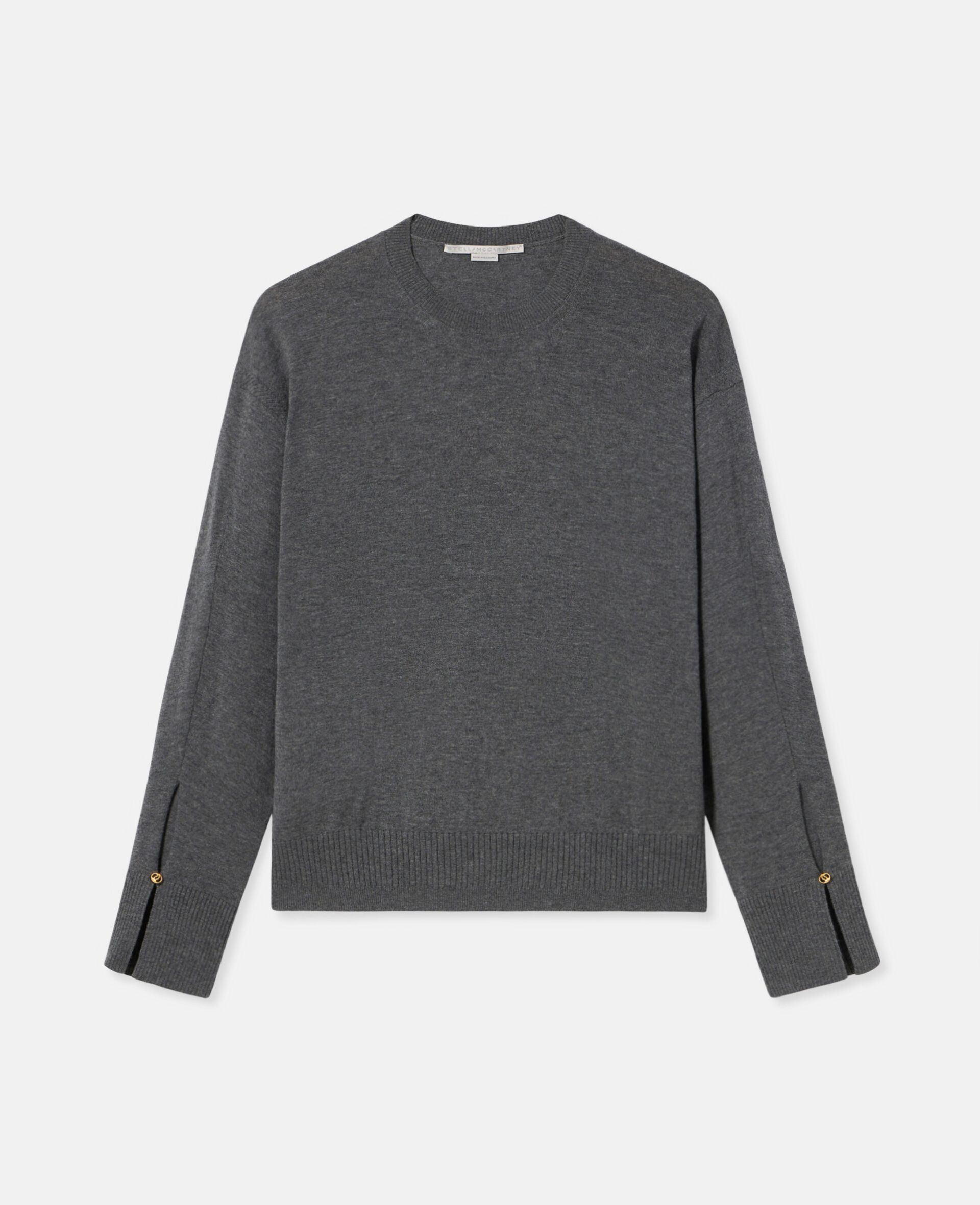 Stella Iconics Split Cuff Jumper-Black-large image number 0