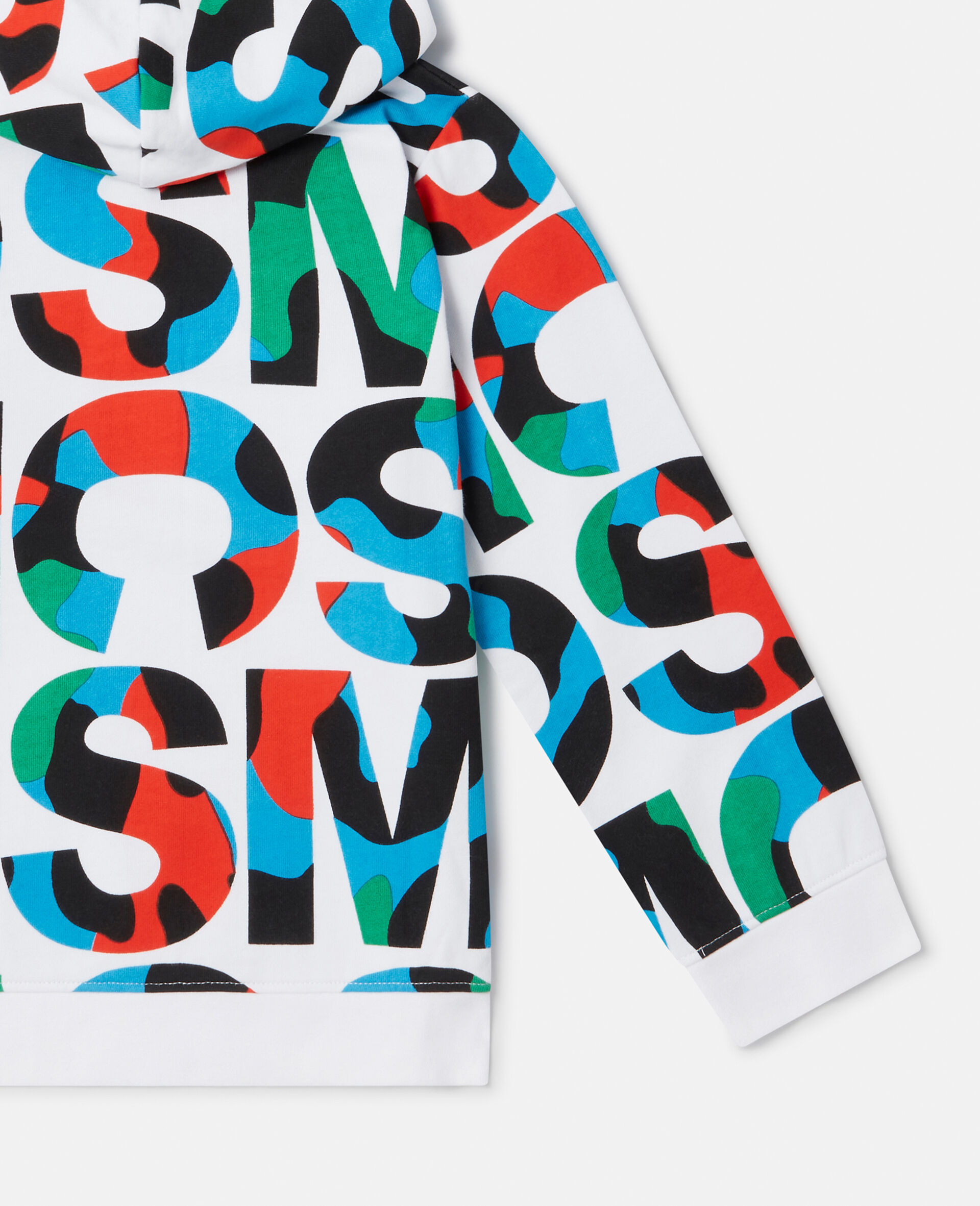 SMC Camo Logo Oversized Hoodie-White-large image number 3