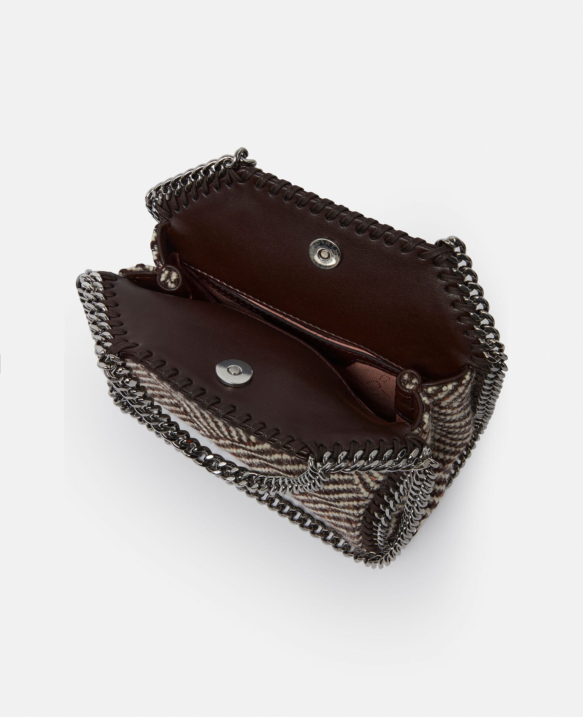 Falabella Tiny Crystal Cage Tote Bag-Beige-large image number 2