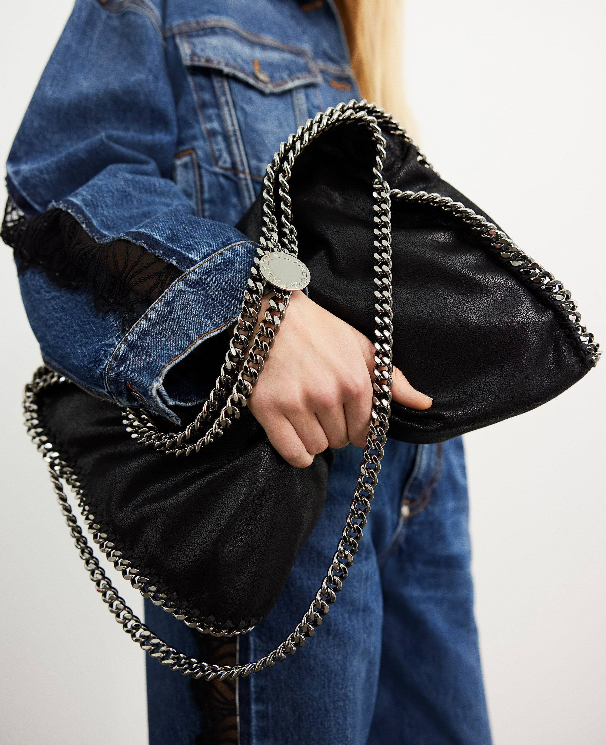 Stella mccartney falabella fold over tote hotsell