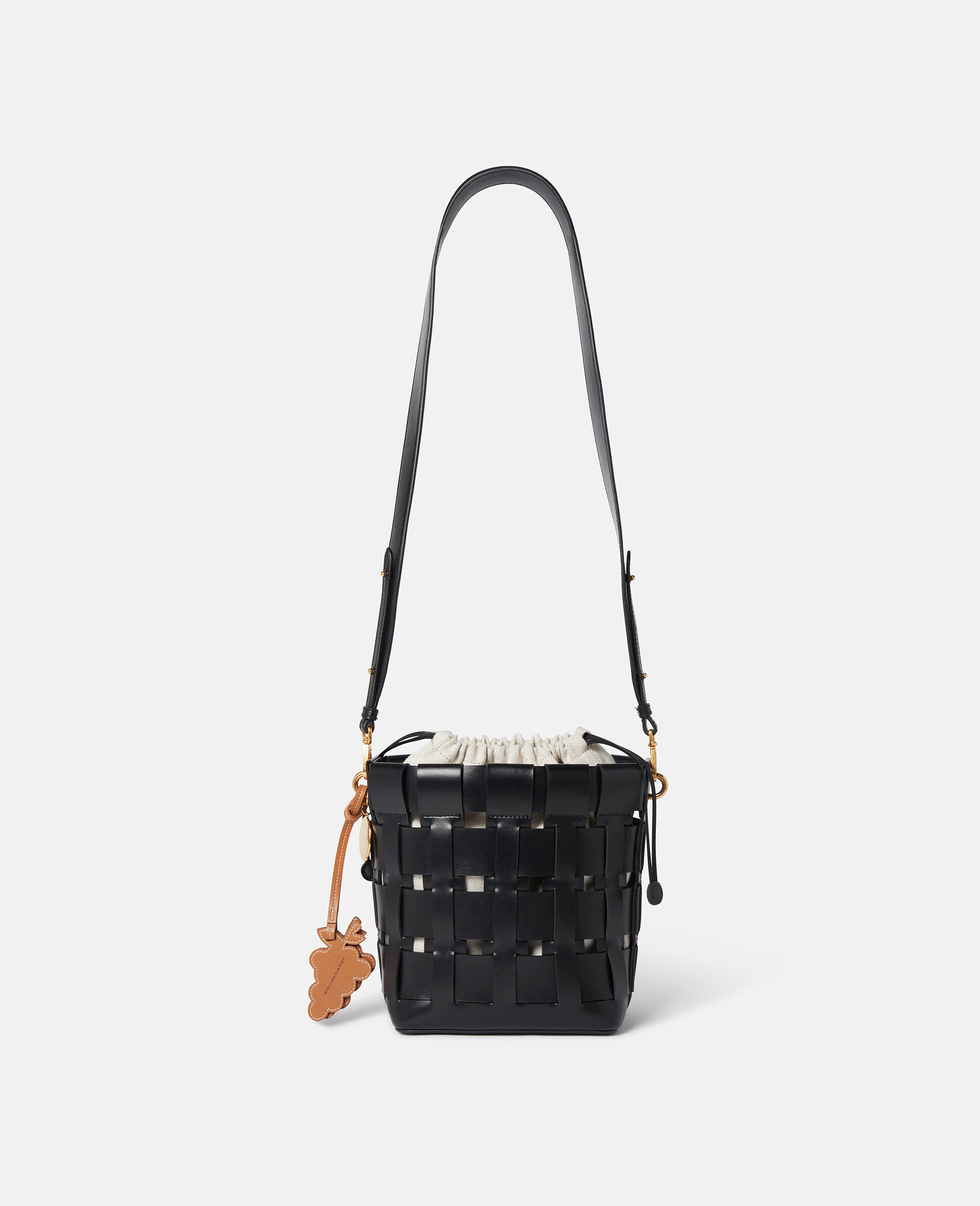 Frayme Veuve Clicquot Bucket Bag-Black-medium