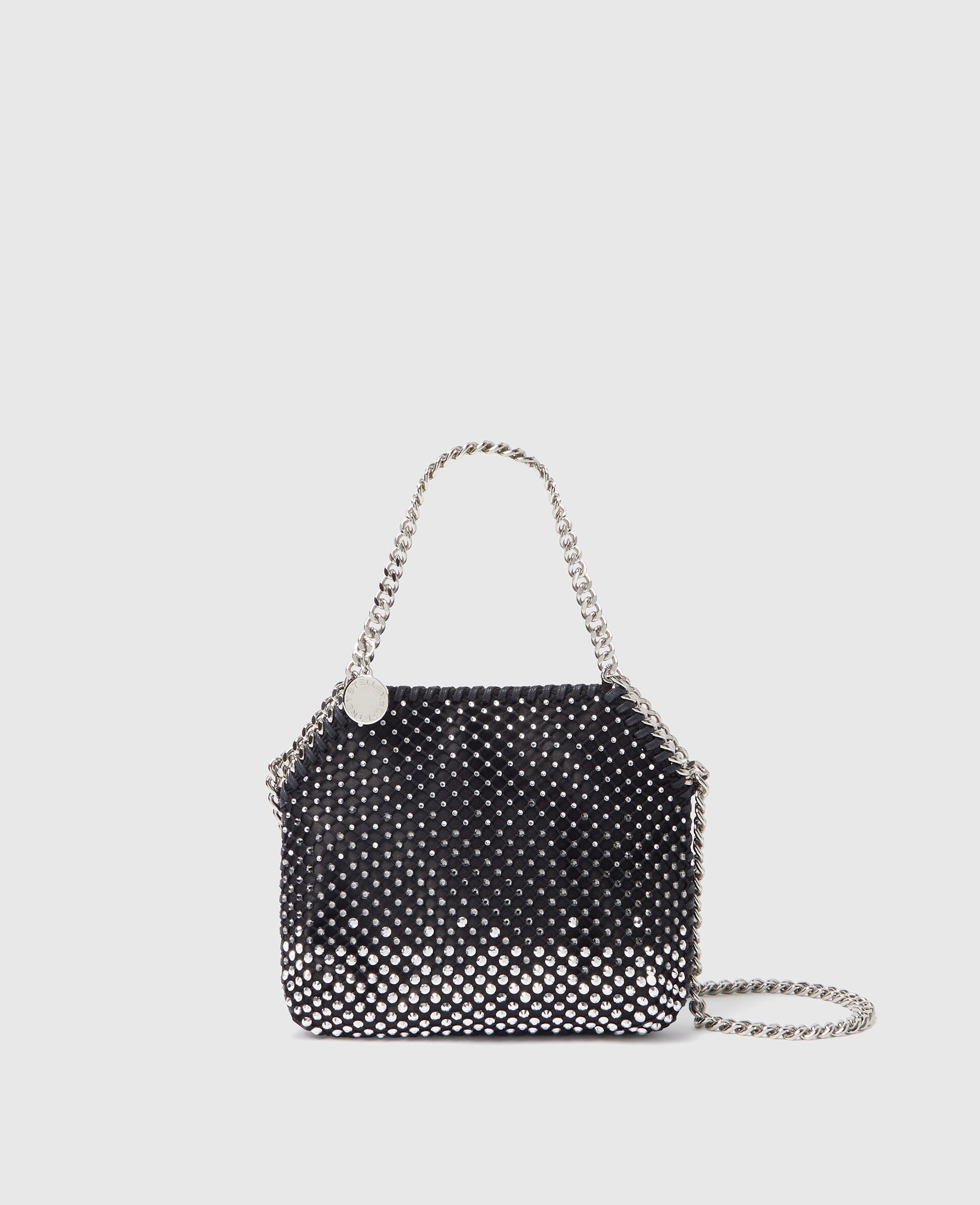 Falabella Nano Crystal Tote Bag-Black-medium