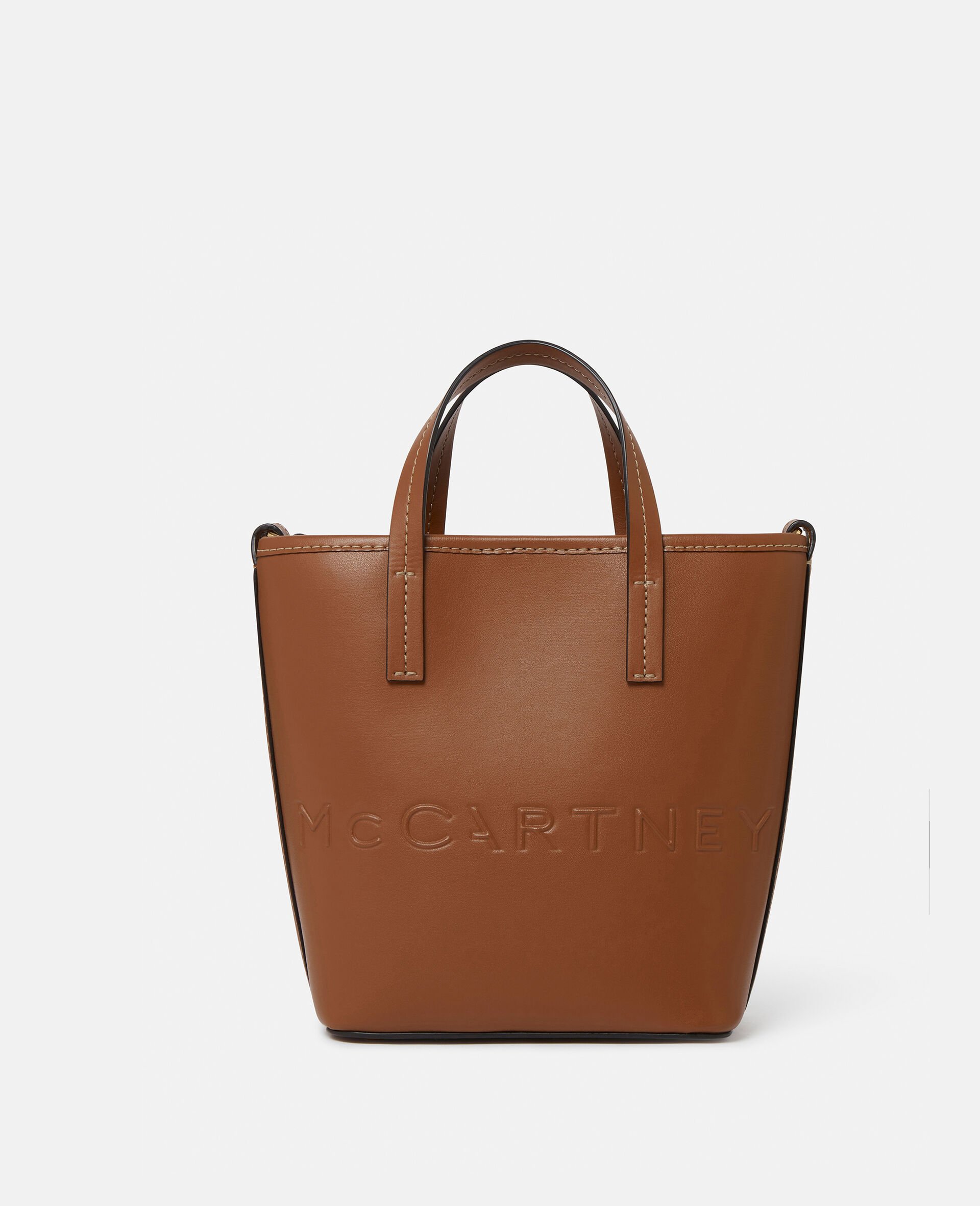 Logo Bucket Bag-Brown-large image number 3