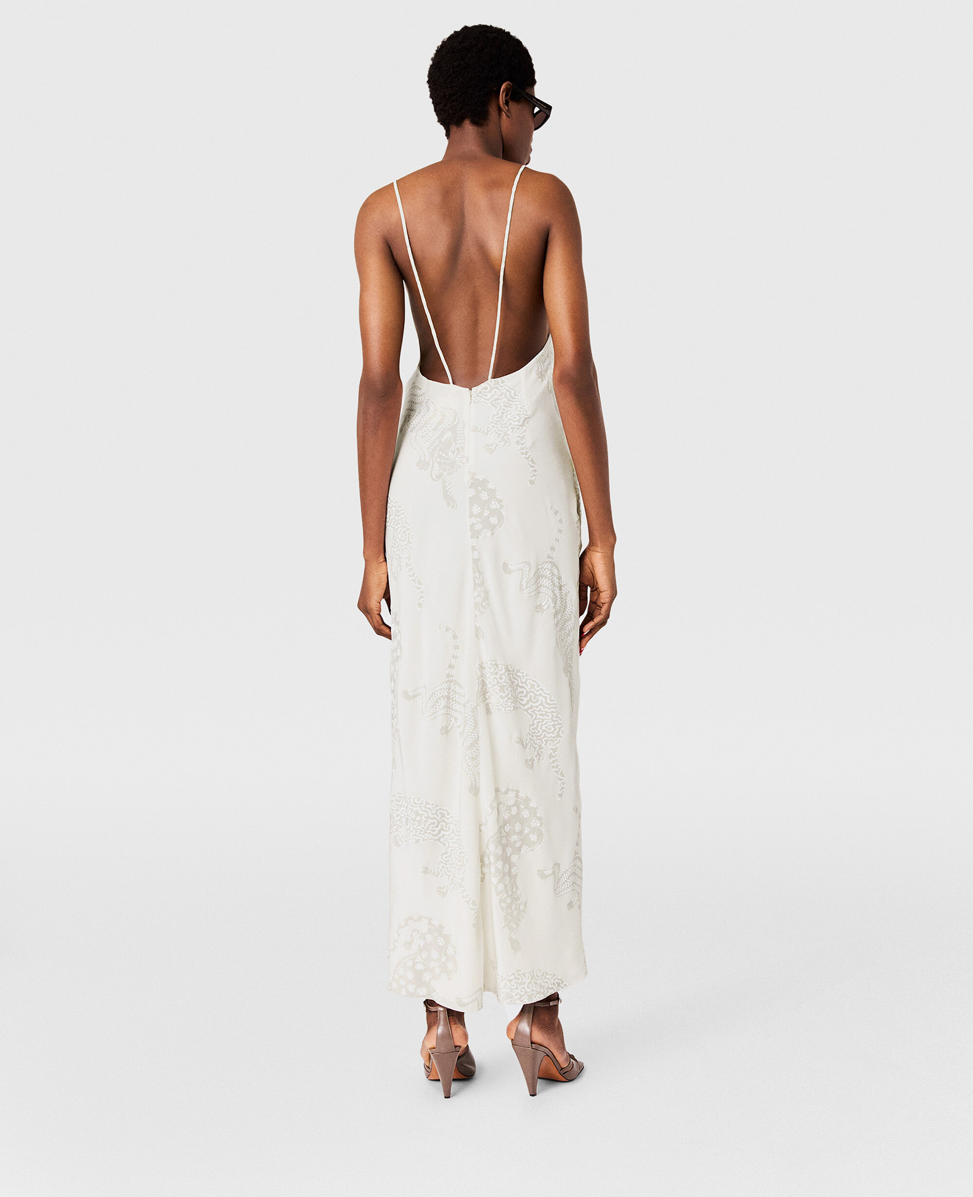 【STELLA MCCARTNEY】レオパード柄 ノースリーブ マキシ ドレス Women レオパードプリント Leopard Sleeveless Maxi Dress