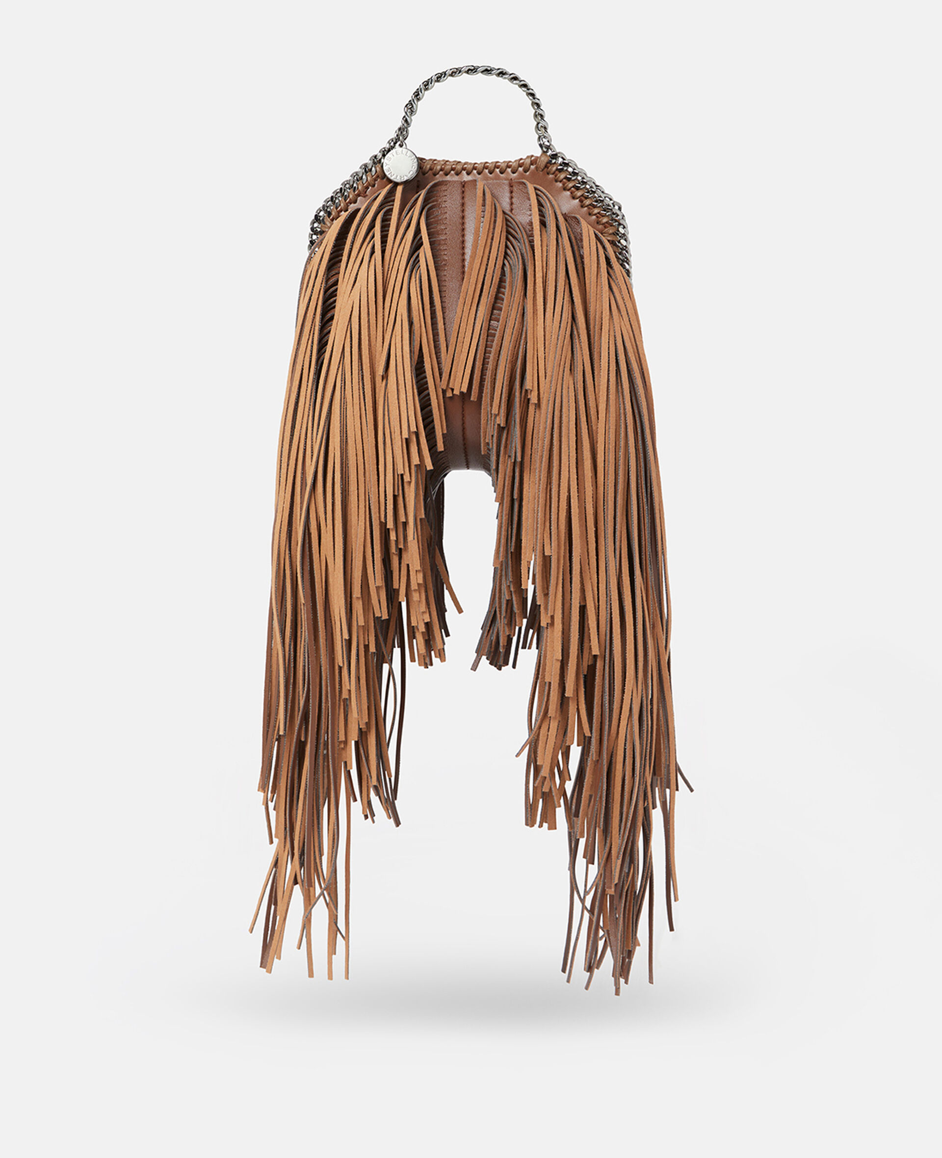 Fringe Falabella Tiny Tote Bag-Brown-large image number 0
