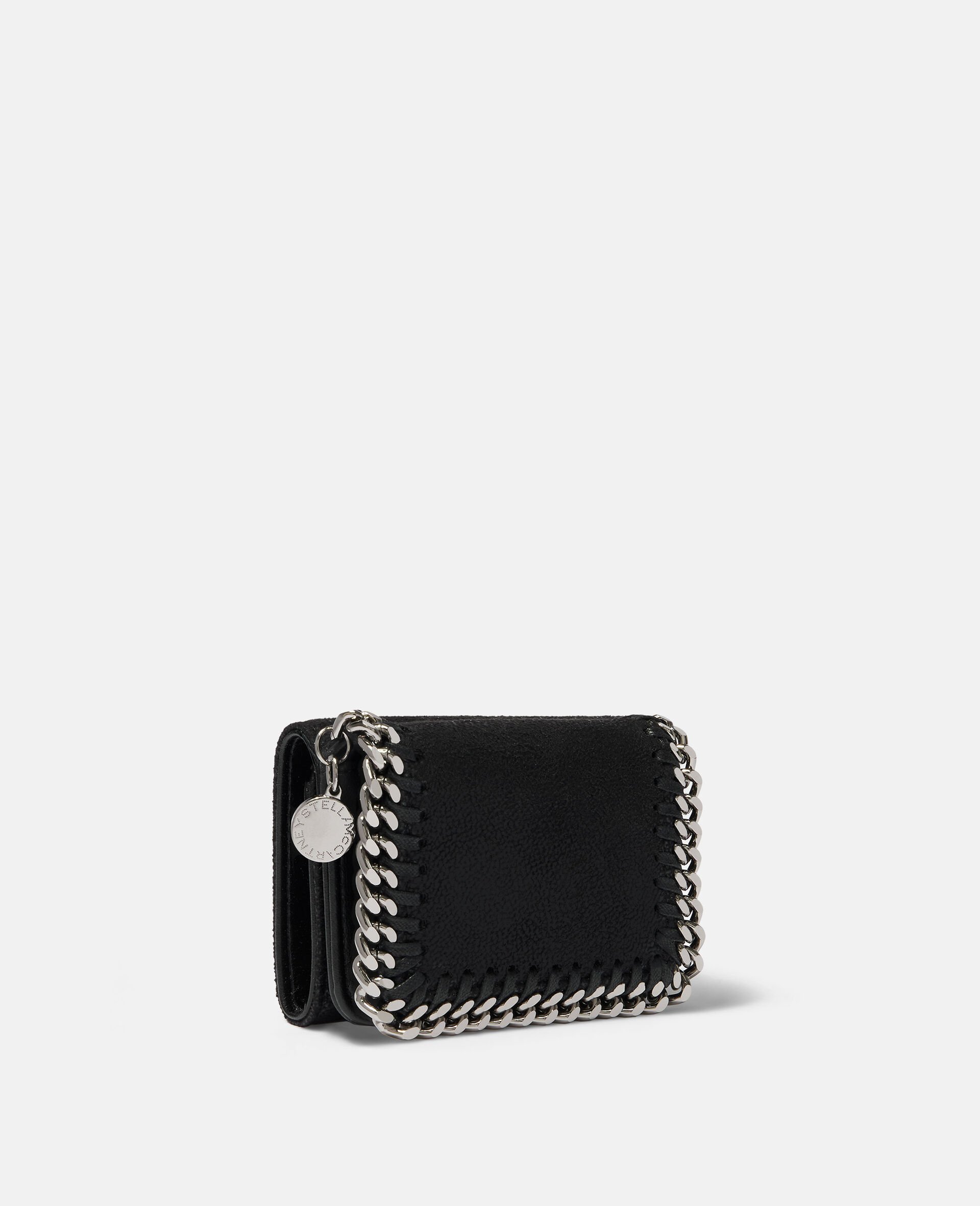 Kleines Portemonnaie Falabella mit Ueberschlag-Schwarz-large Kleines Portemonnaie Falabella mit Ueberschlag-Schwarz-large image number 3