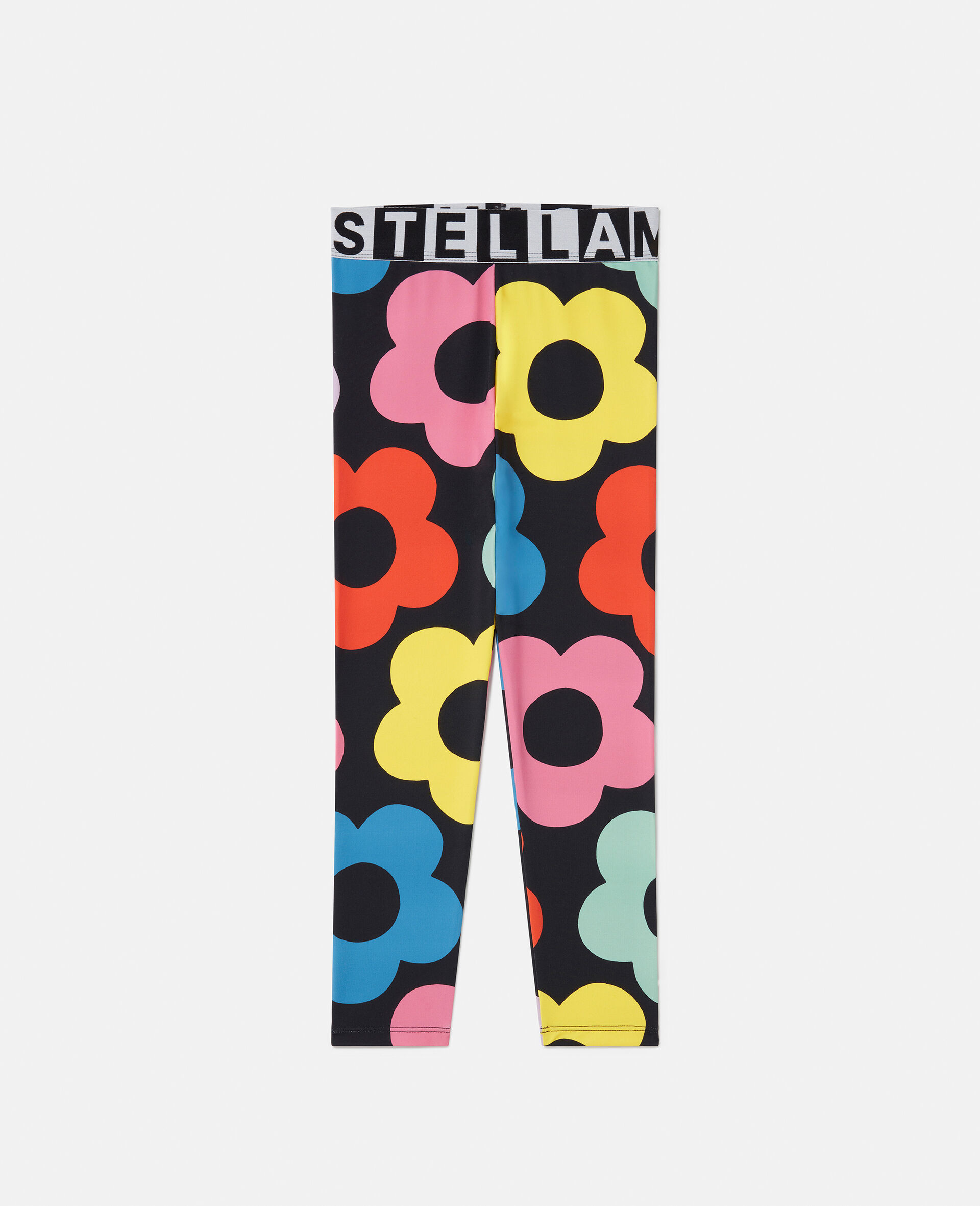 Floral Pattern Leggings-Multicolour-large image number 0