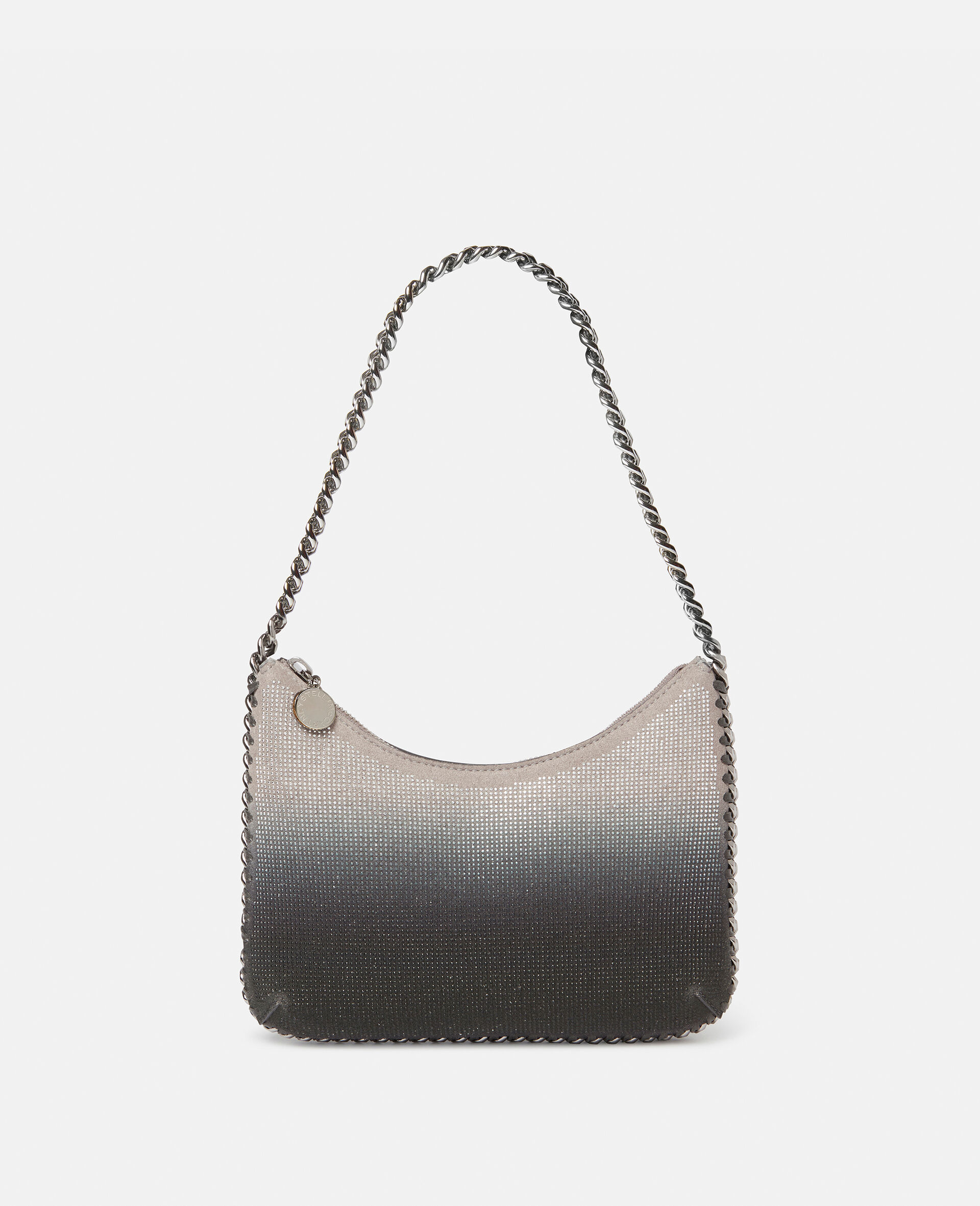 Falabella Zip Crystal Gradient Mini Shoulder Bag  -Grey-large image number 0