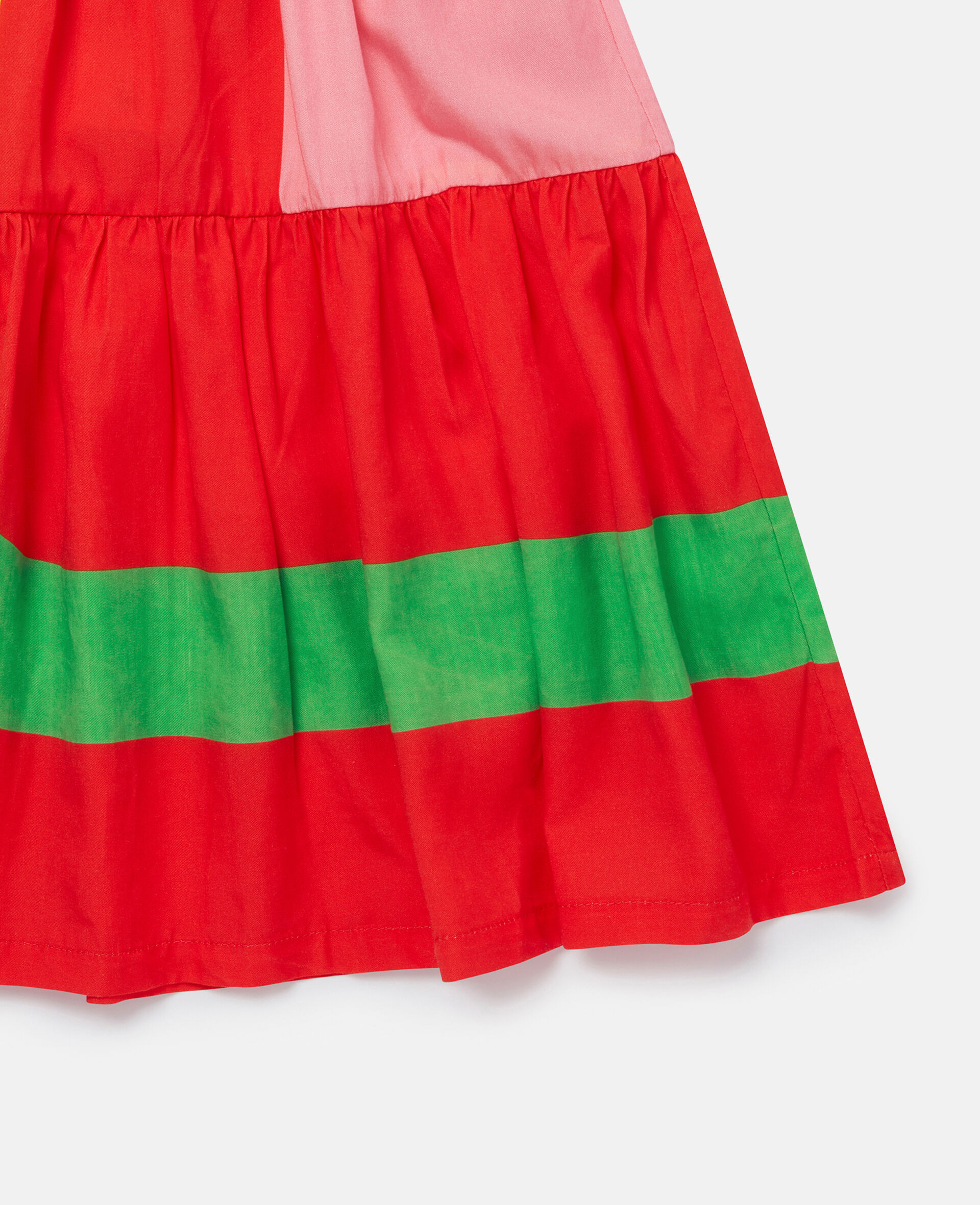 Colourblock Maxi Twill Skirt-Multicoloured-large image number 1