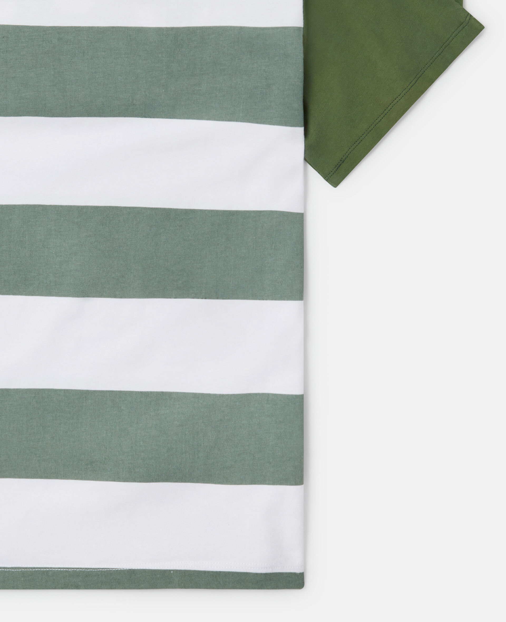 Double Gecko Striped T-Shirt-Green-large image number 3
