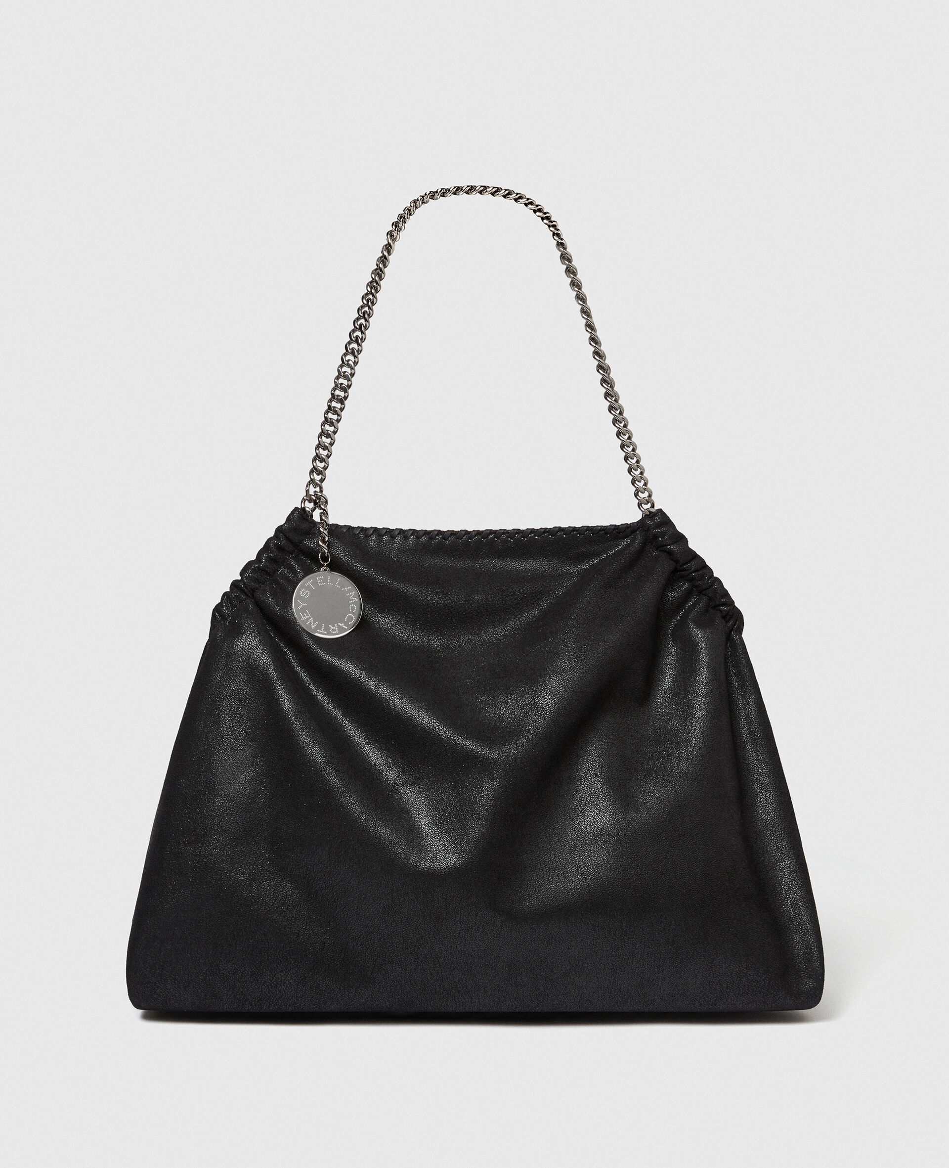 Falabella Drawstring Tote Bag-Black-medium
