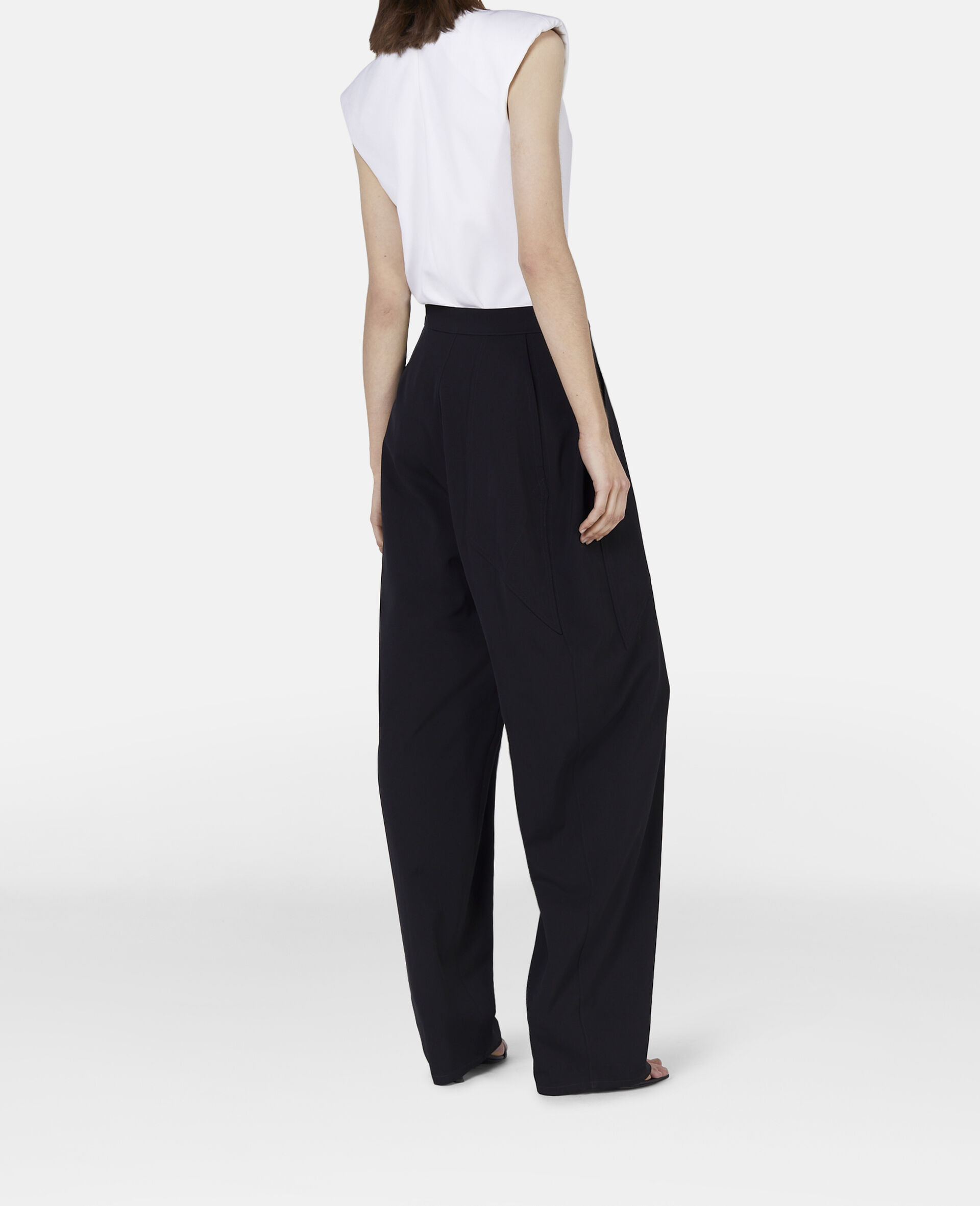 Falabella Crystal Chain Sleeveless Top-White-large image number 2