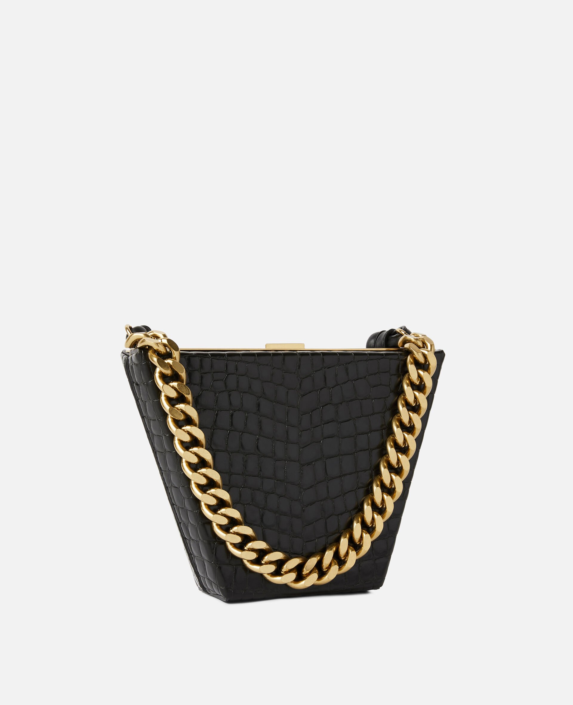 Medium Chunky Chain Bag-Black-large Medium Chunky Chain Bag-Black-large image number 1
