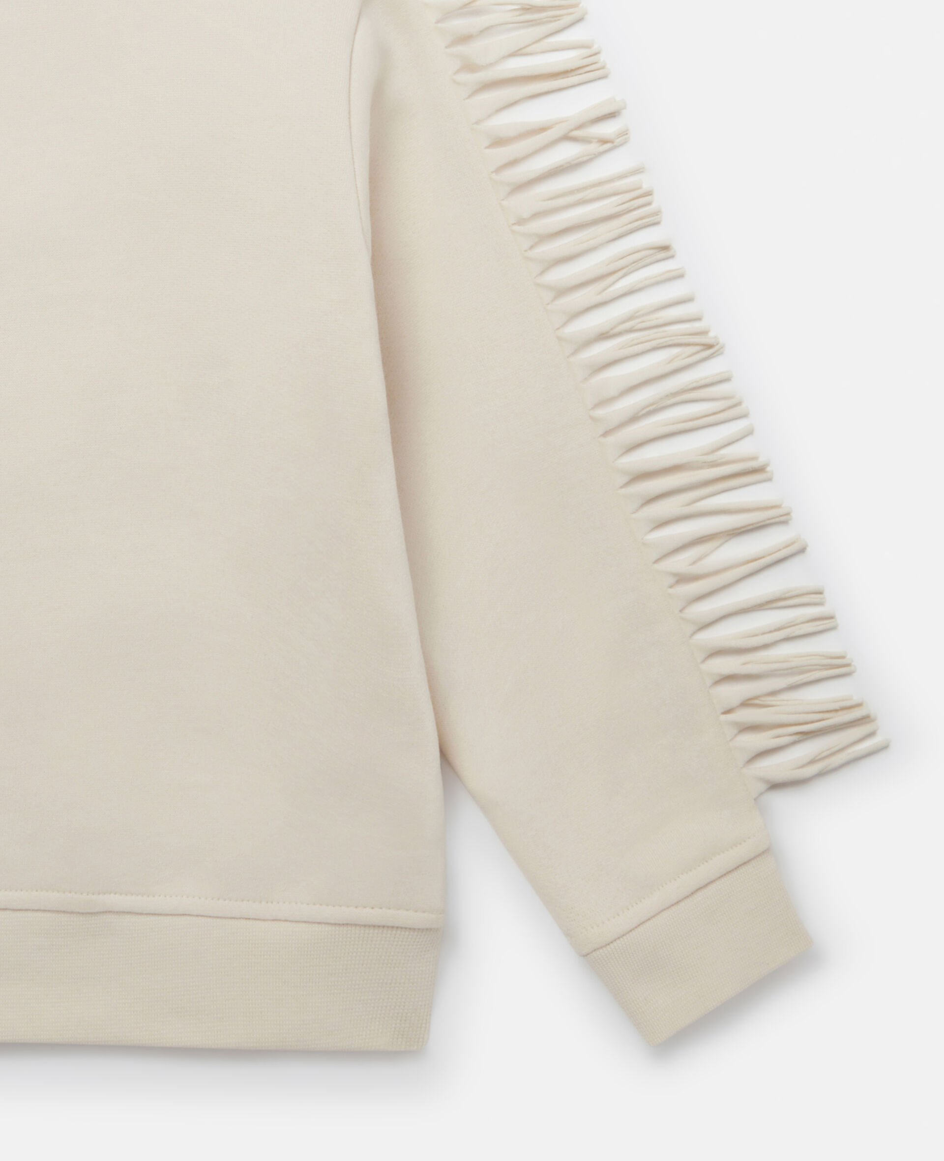 Horse Graphic Fringed Sweatshirt-Grey-large Horse Graphic Fringed Sweatshirt-Grey-large image number 3