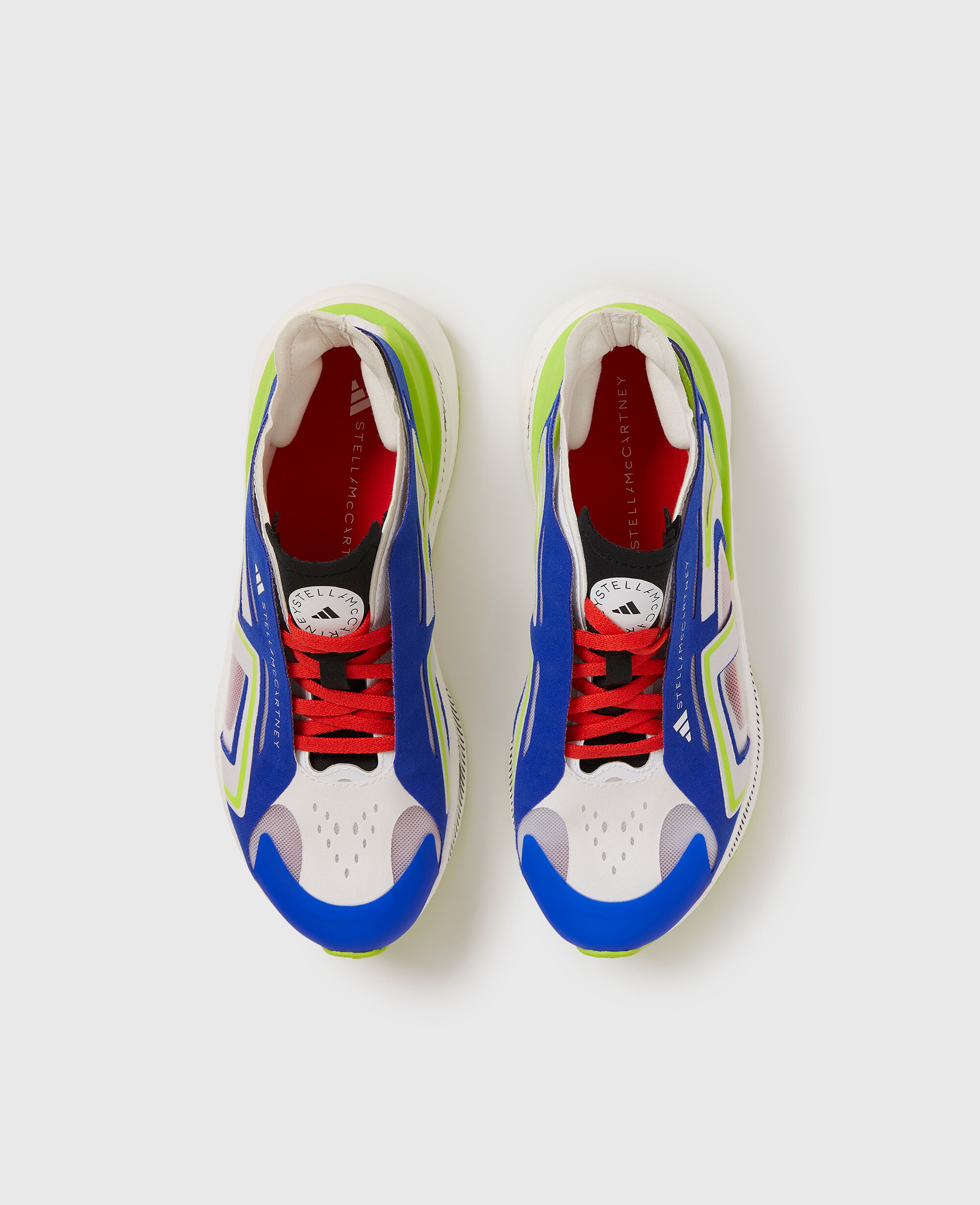 Women Lucid Blue/Semi-Solar Slime/Black Ultraboost Running Sneakers | Stella  McCartney US