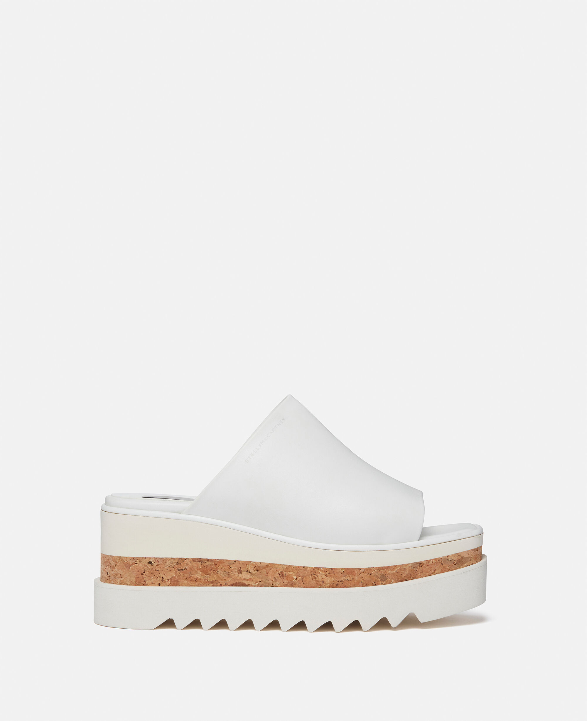 Women Pure white Sneak Elyse Platform Sandals Stella McCartney QA