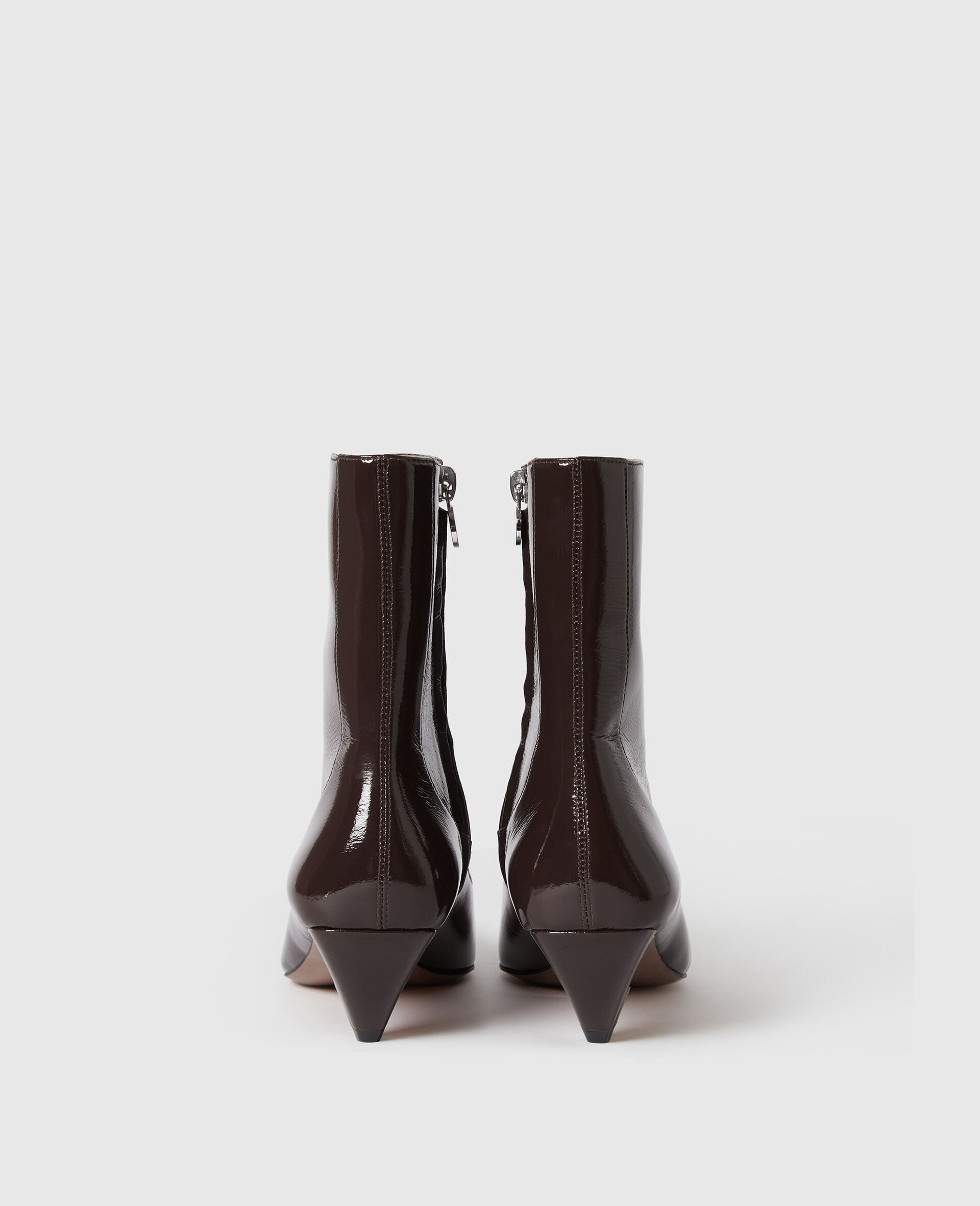 Stella Spur  Heeled Ankle Boots-Brown-large image number 2