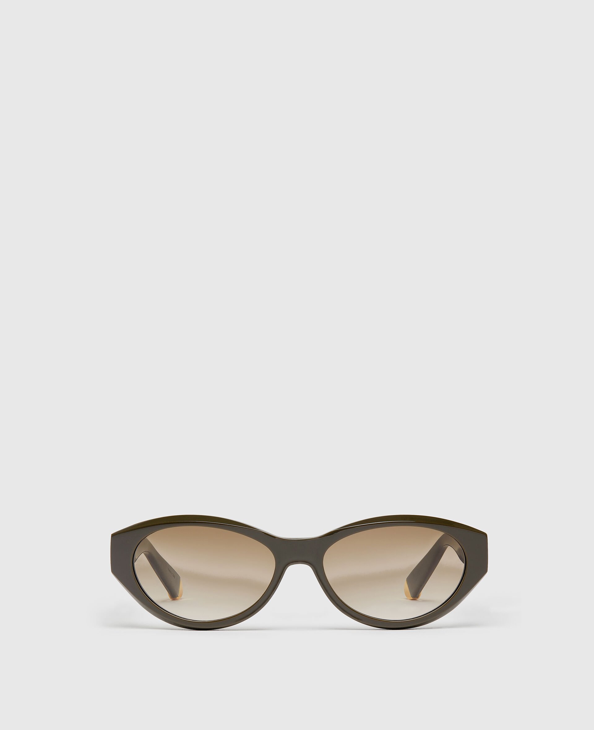 Logo Oval Sunglasses-Green-medium