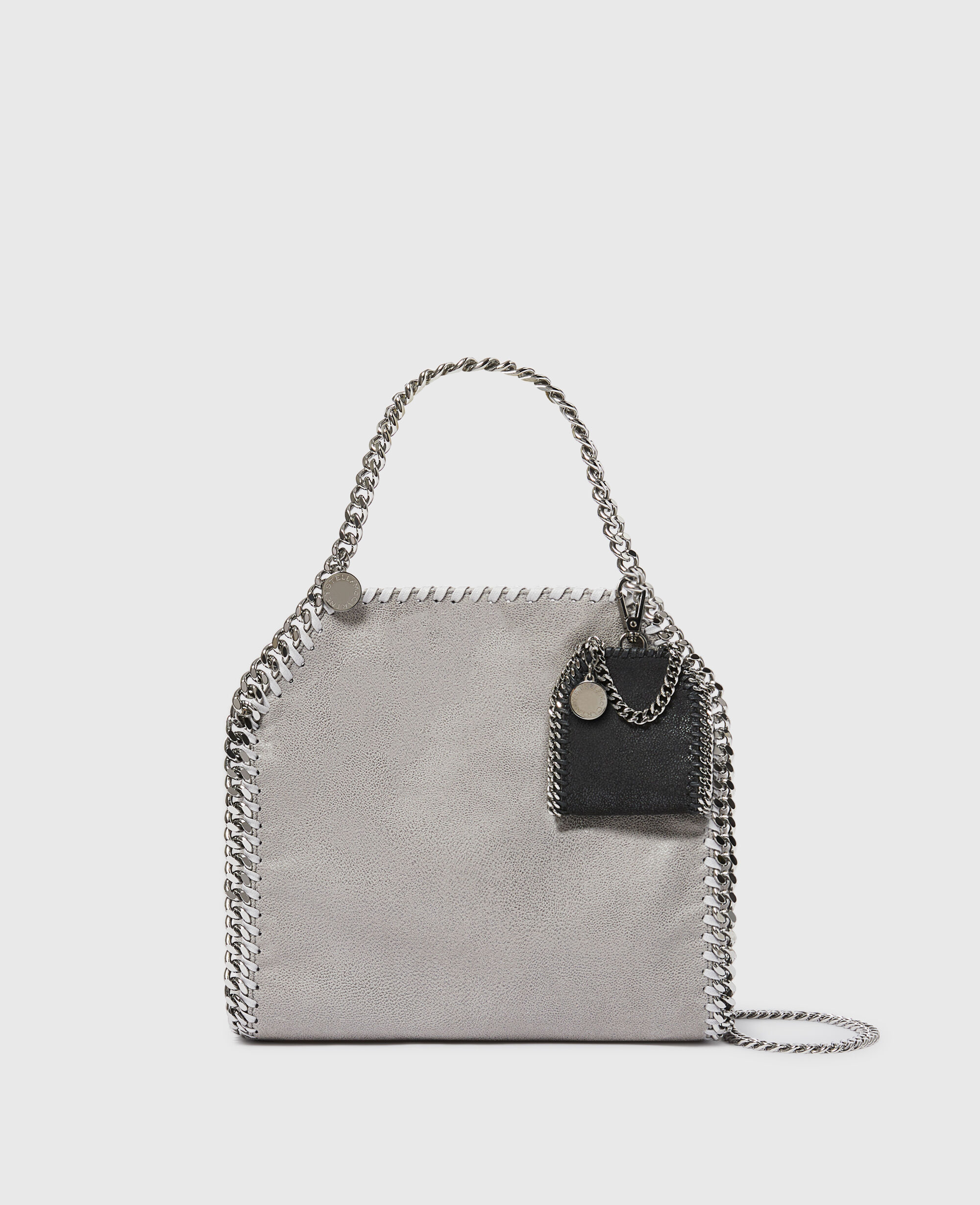 Women Metallic brown Falabella Crystal Mesh Shoulder Bag