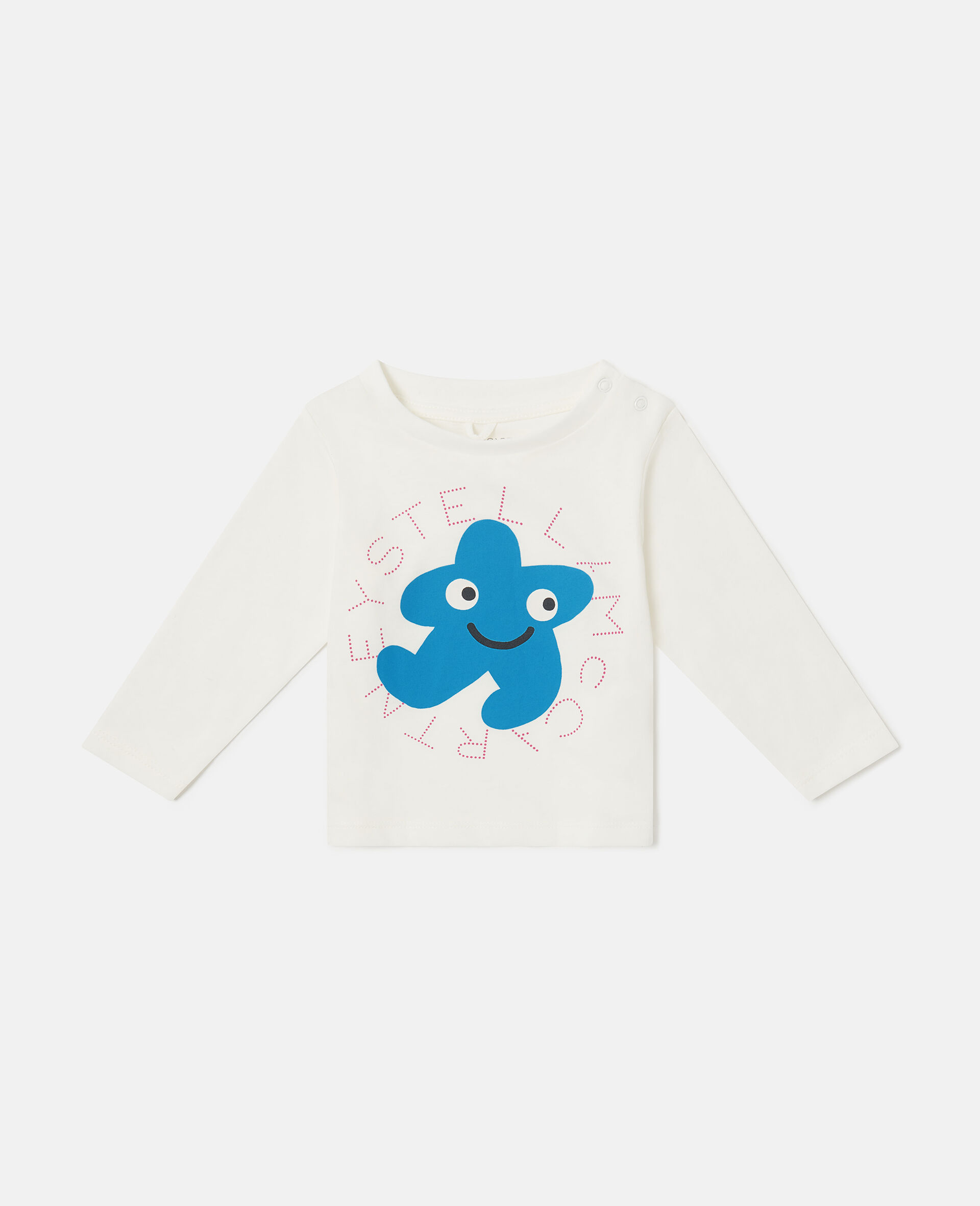 Star Graphic Long-Sleeve Top-White-medium