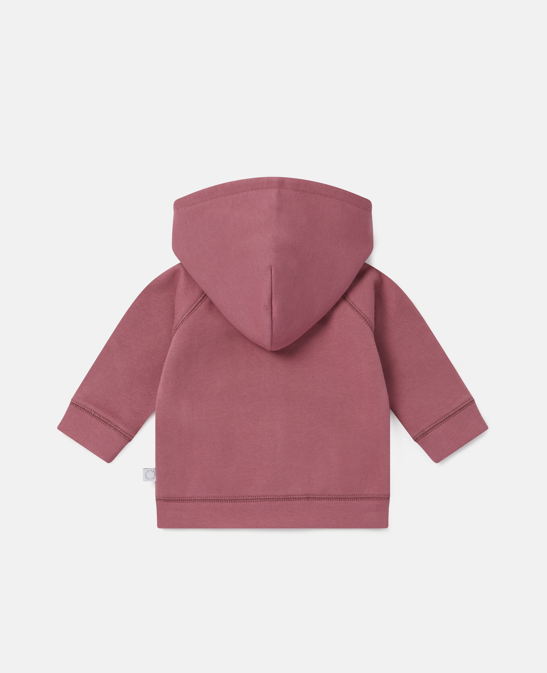 Sweat-shirt à capuche en polaire motifs jardin-Rouge-large image number 3