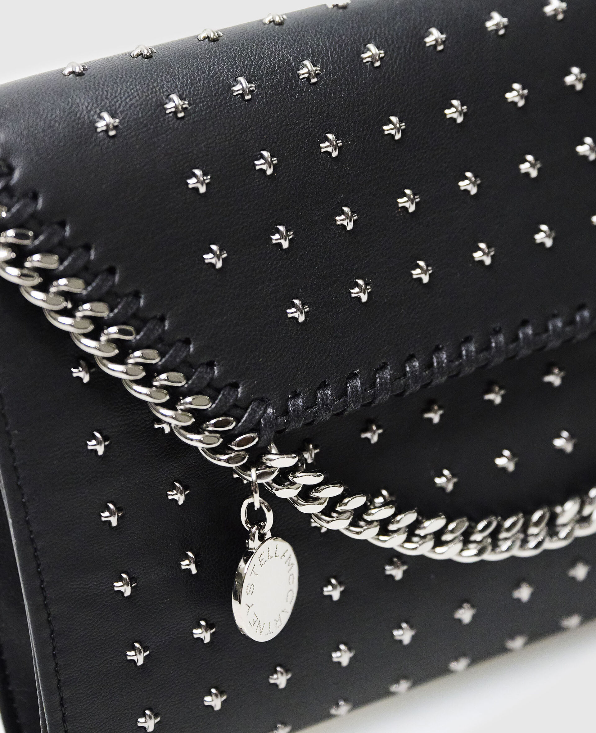Limited-Edition Falabella Star Studs Wallet Crossbody Bag-Black-large image number 5